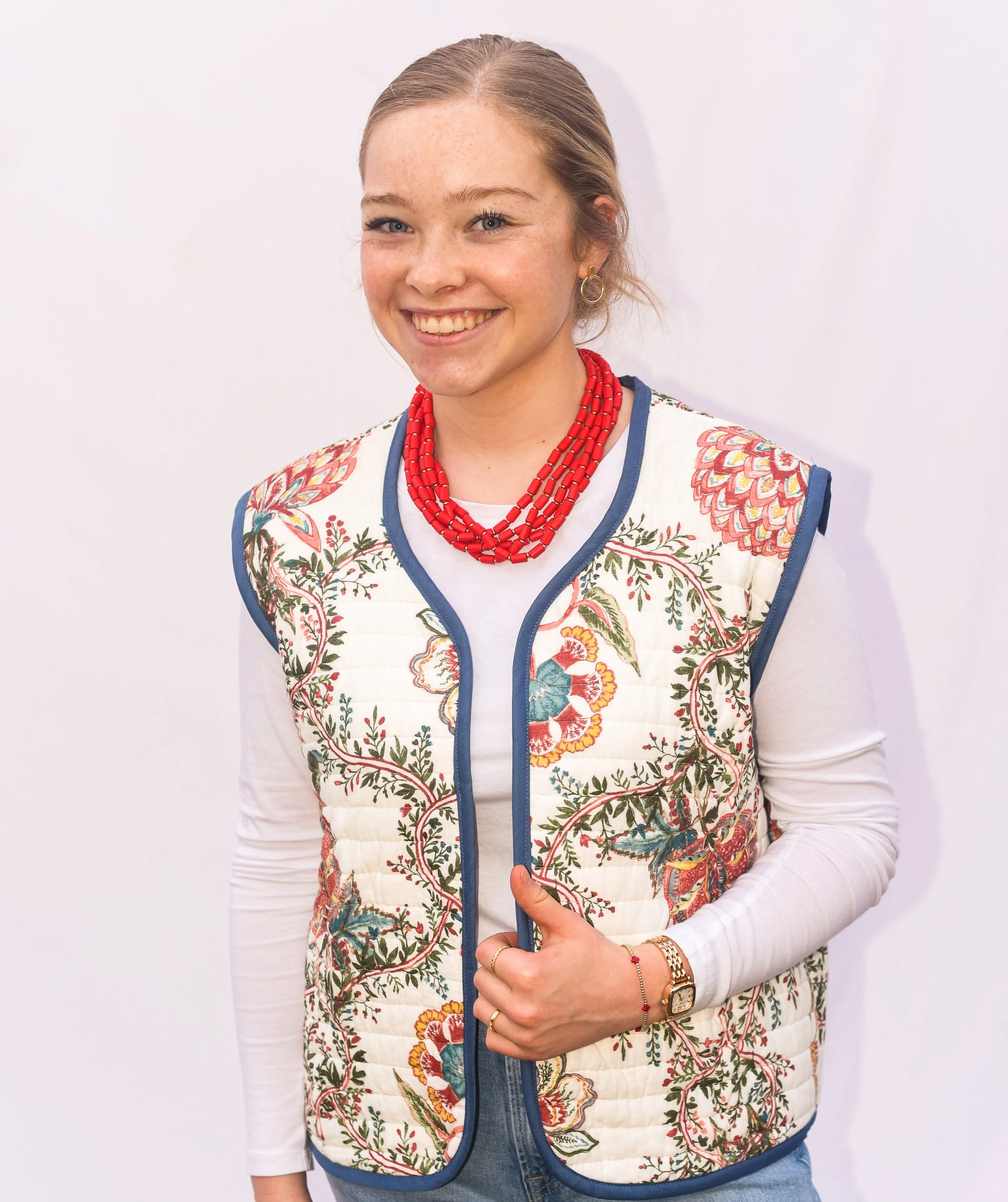 Quilted Vest - Multi Color