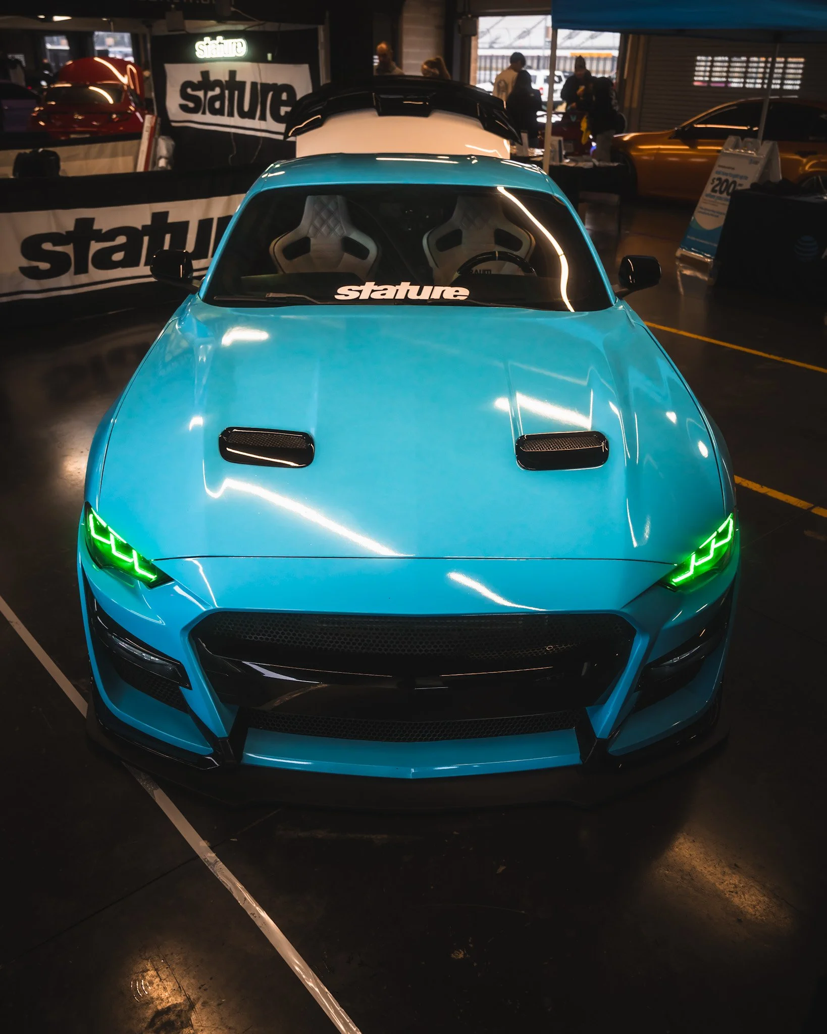 Ford Mustang Ecoboost Best Build winner Stoopicold Slammed Enuff Nashville Super speedway