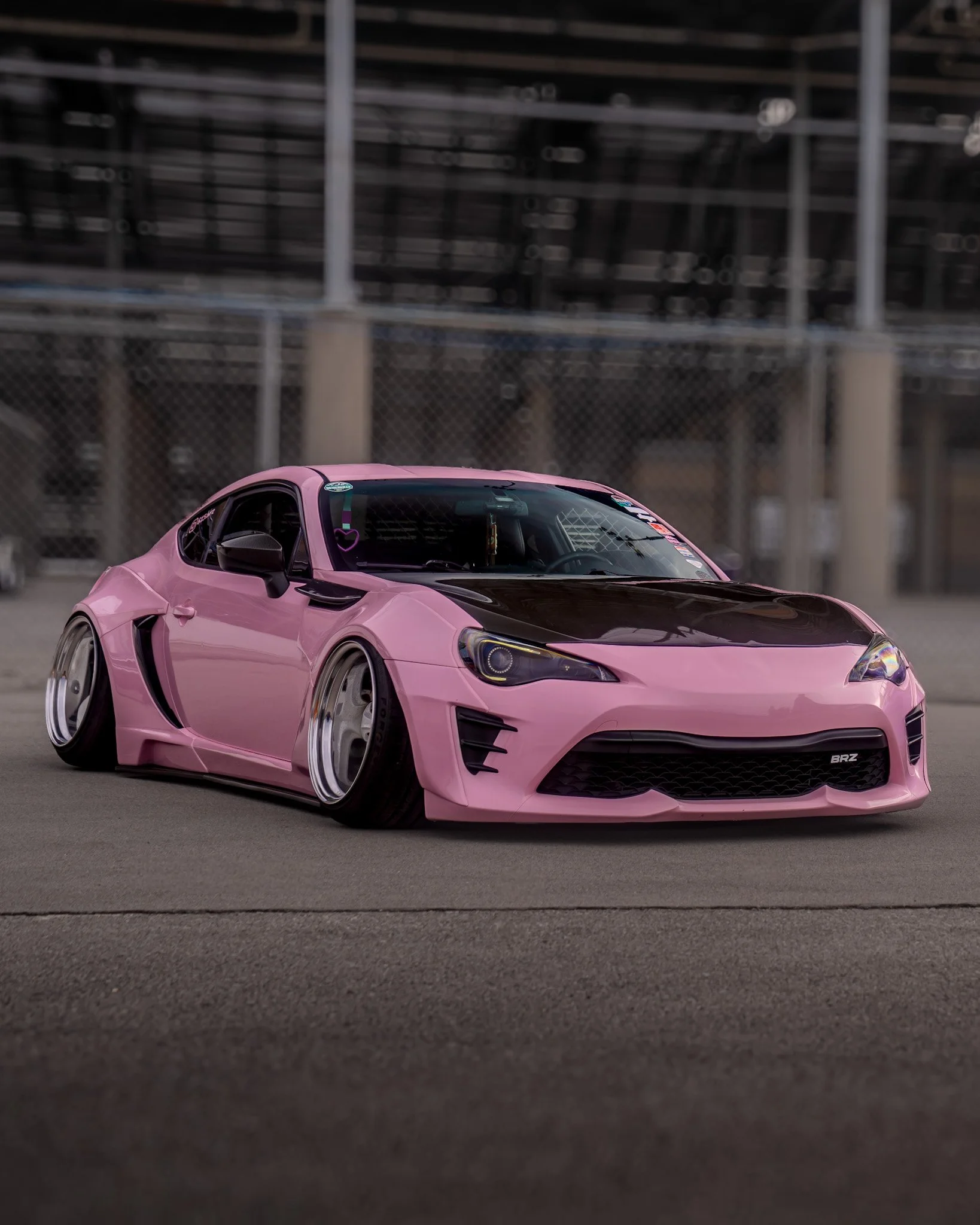 615brz's pink BRZ build at nashville cars and coffee in october 2025