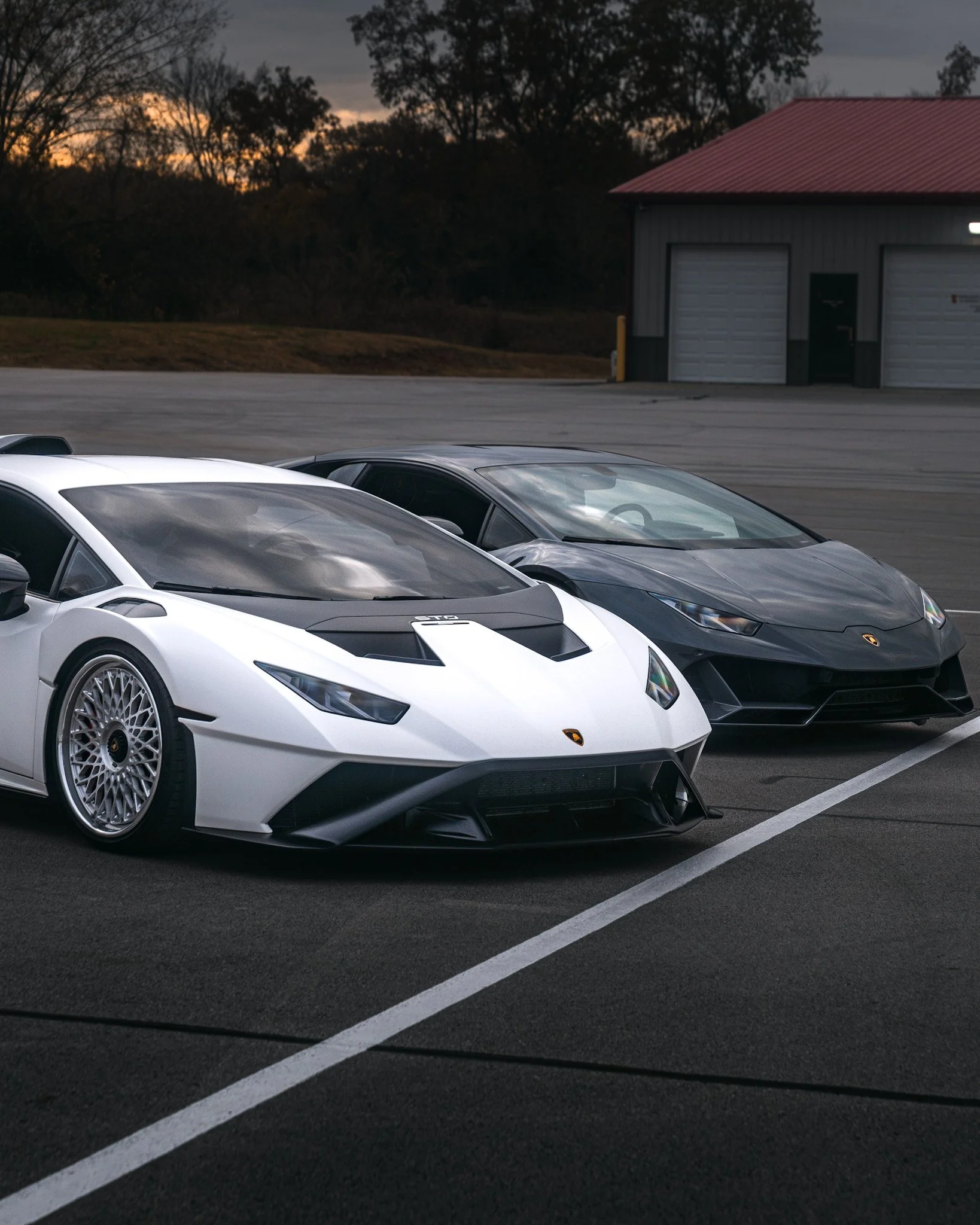 pair of lamborghinis at import alliance at nvm motorsports park