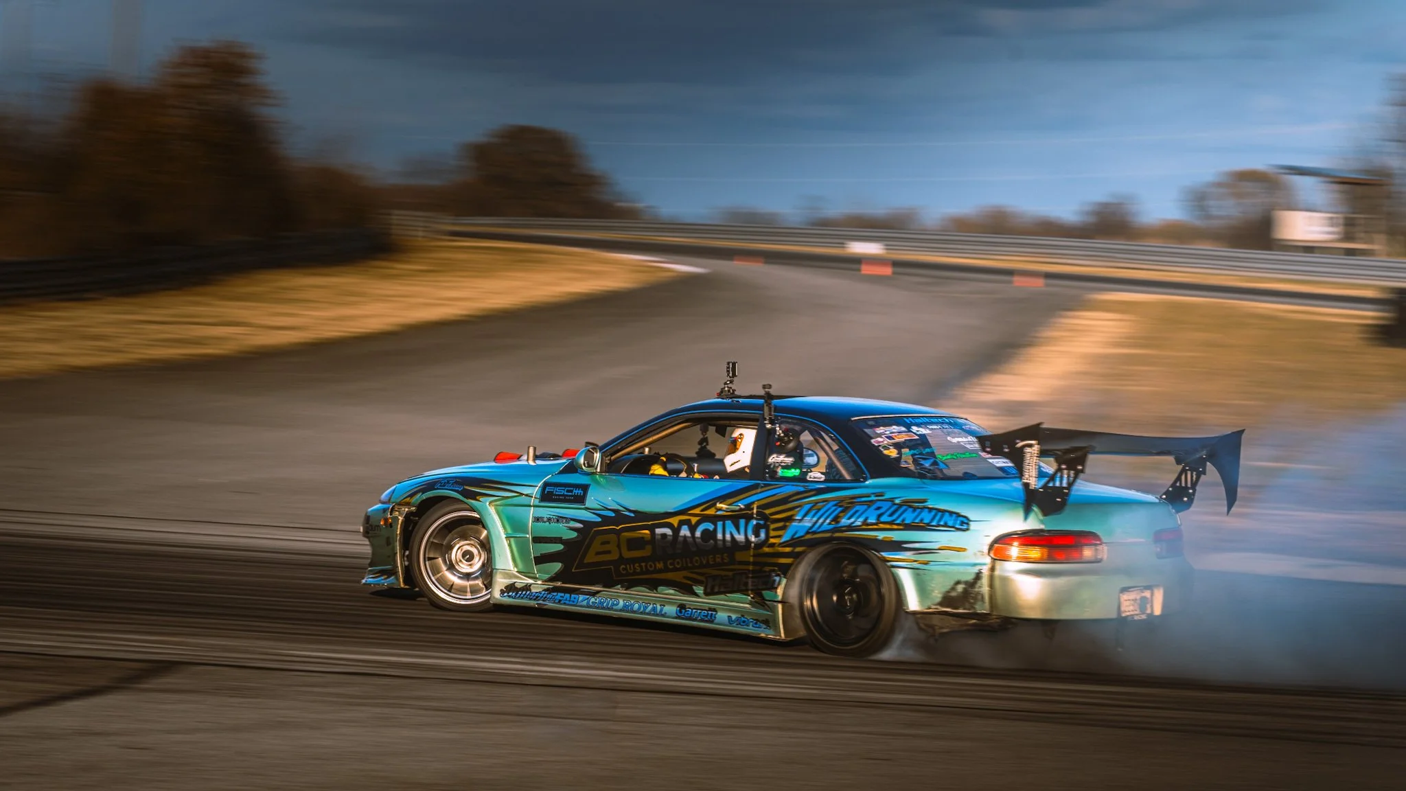 Lexus drifting at NCM motorsports park Bowling green Kentucky