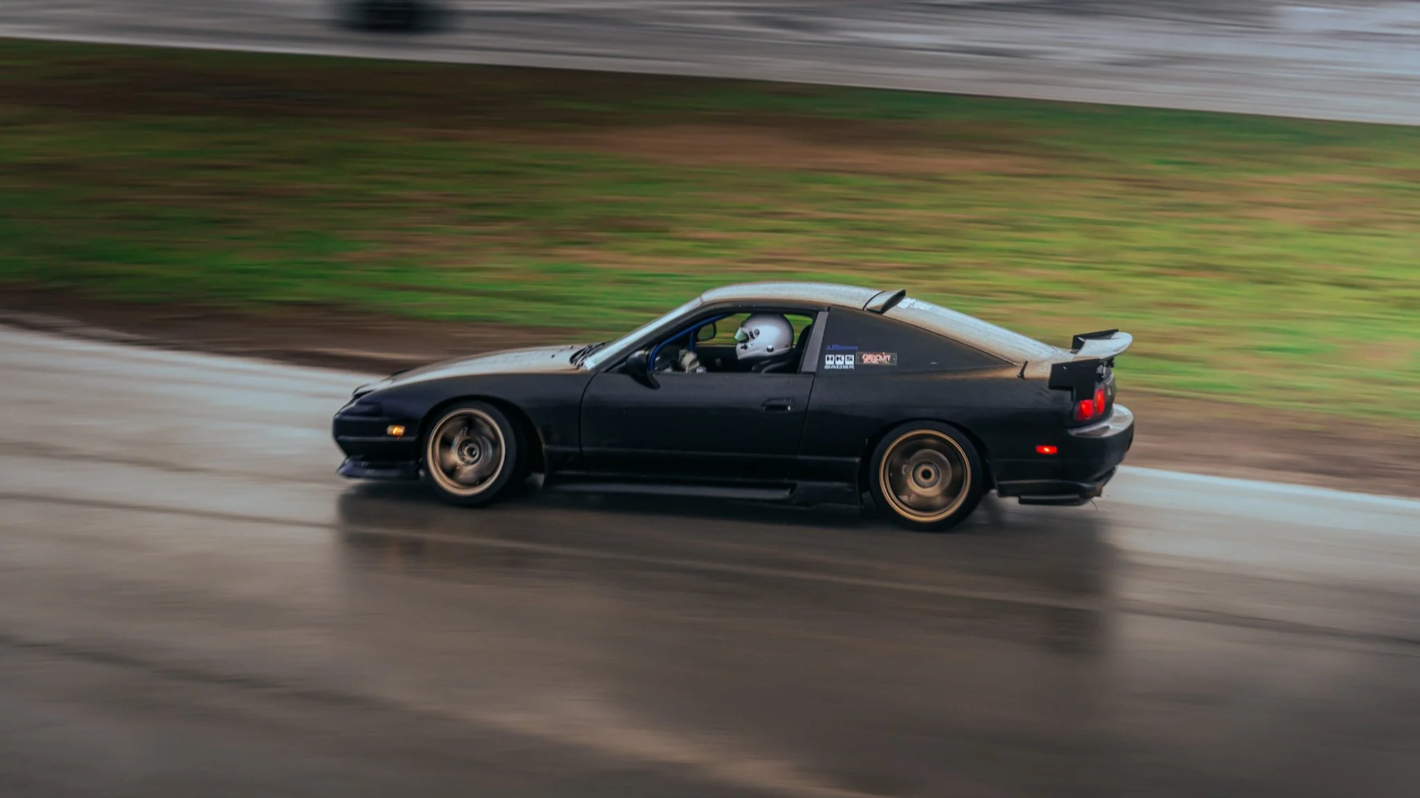 black 240sx s13 drifting at stoopicold 2026