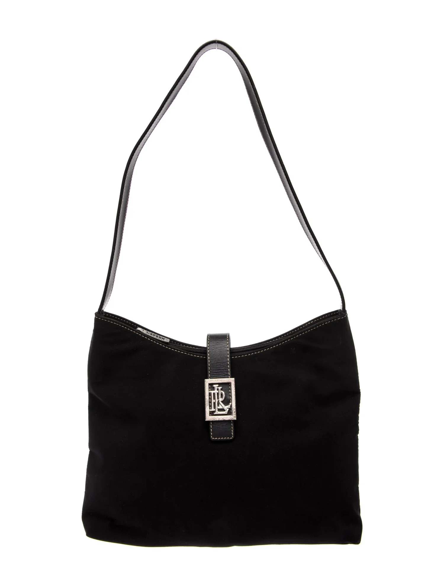 Ralph Lauren - 1990s Black Nylon Shoulder Bag