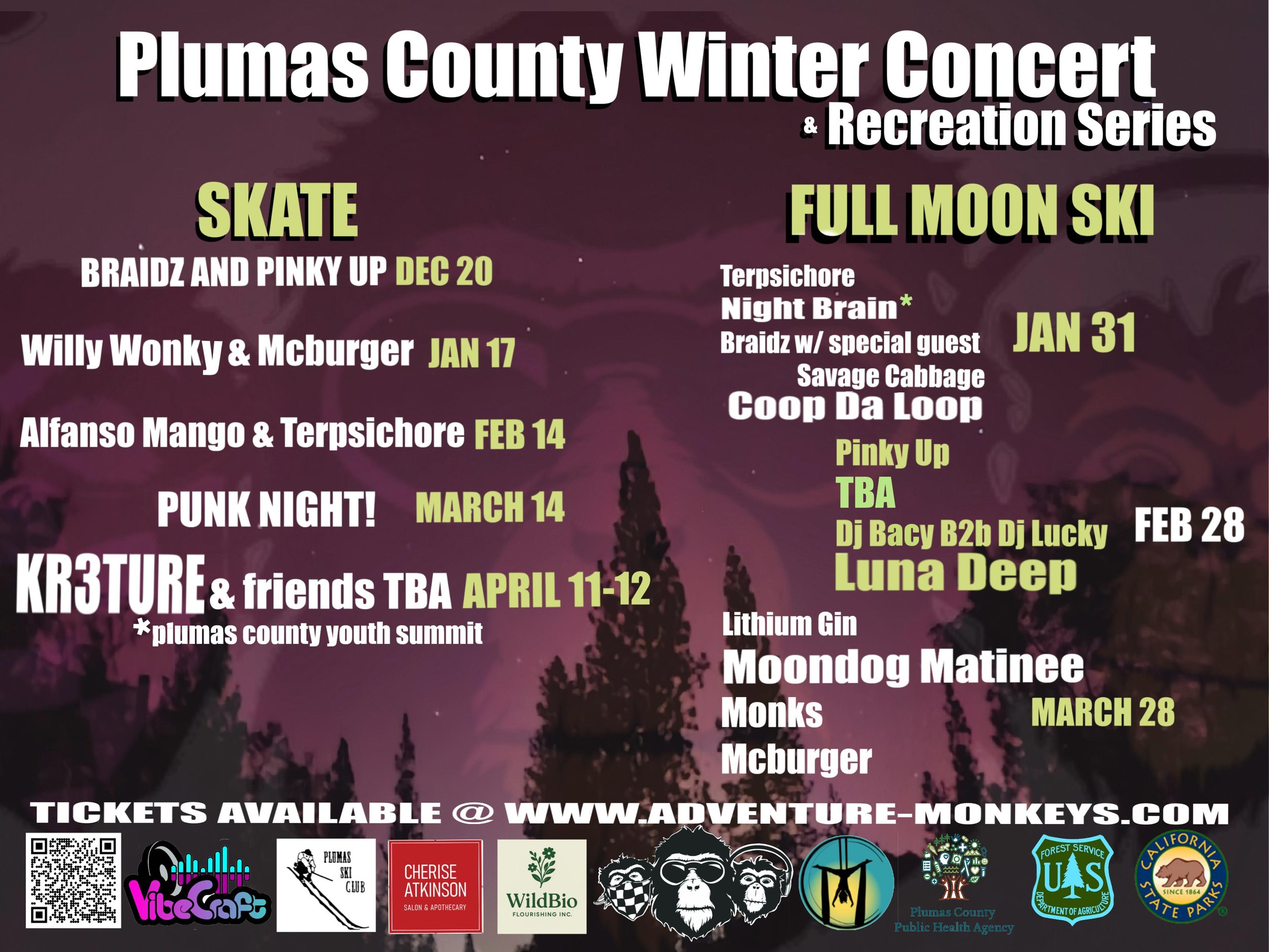 Plumas  County Youth Summit with Kr3ture and Friends