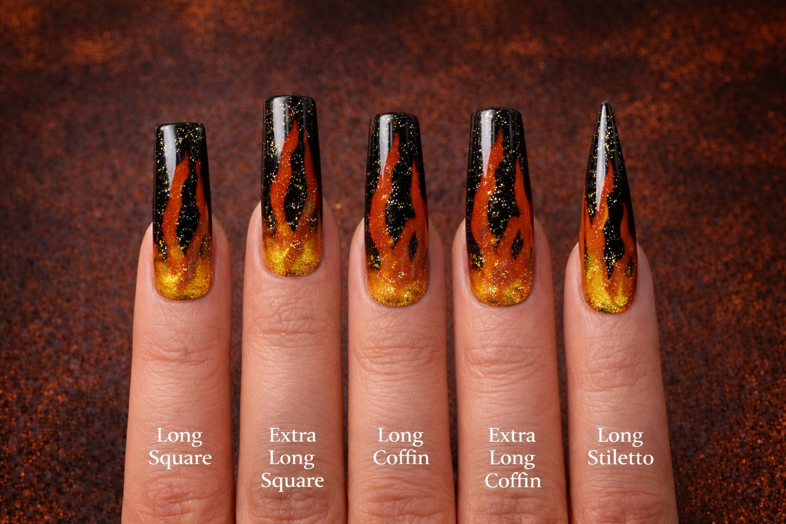 amber fire shapes lengths best.png