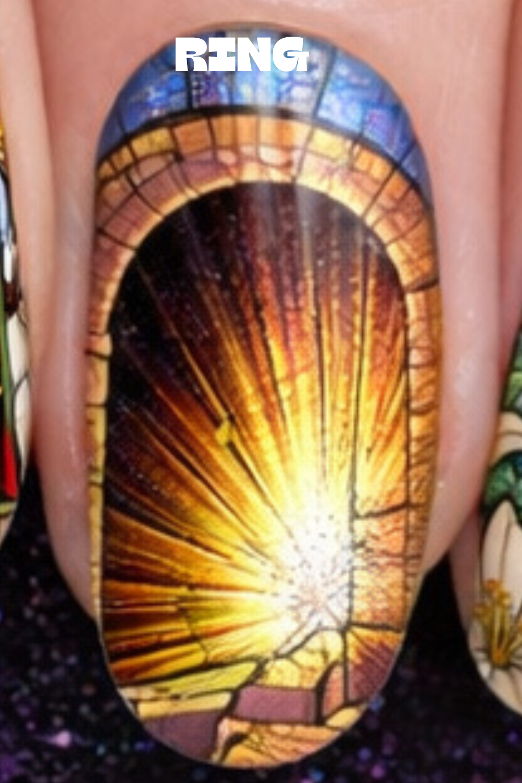 EASTER HE HAS RISEN RING NAIL DECALS DIVA DIGITS.png