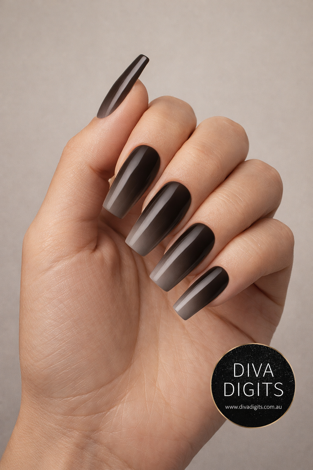 Espresso Silk | Velvet Neutrals by Diva Digits