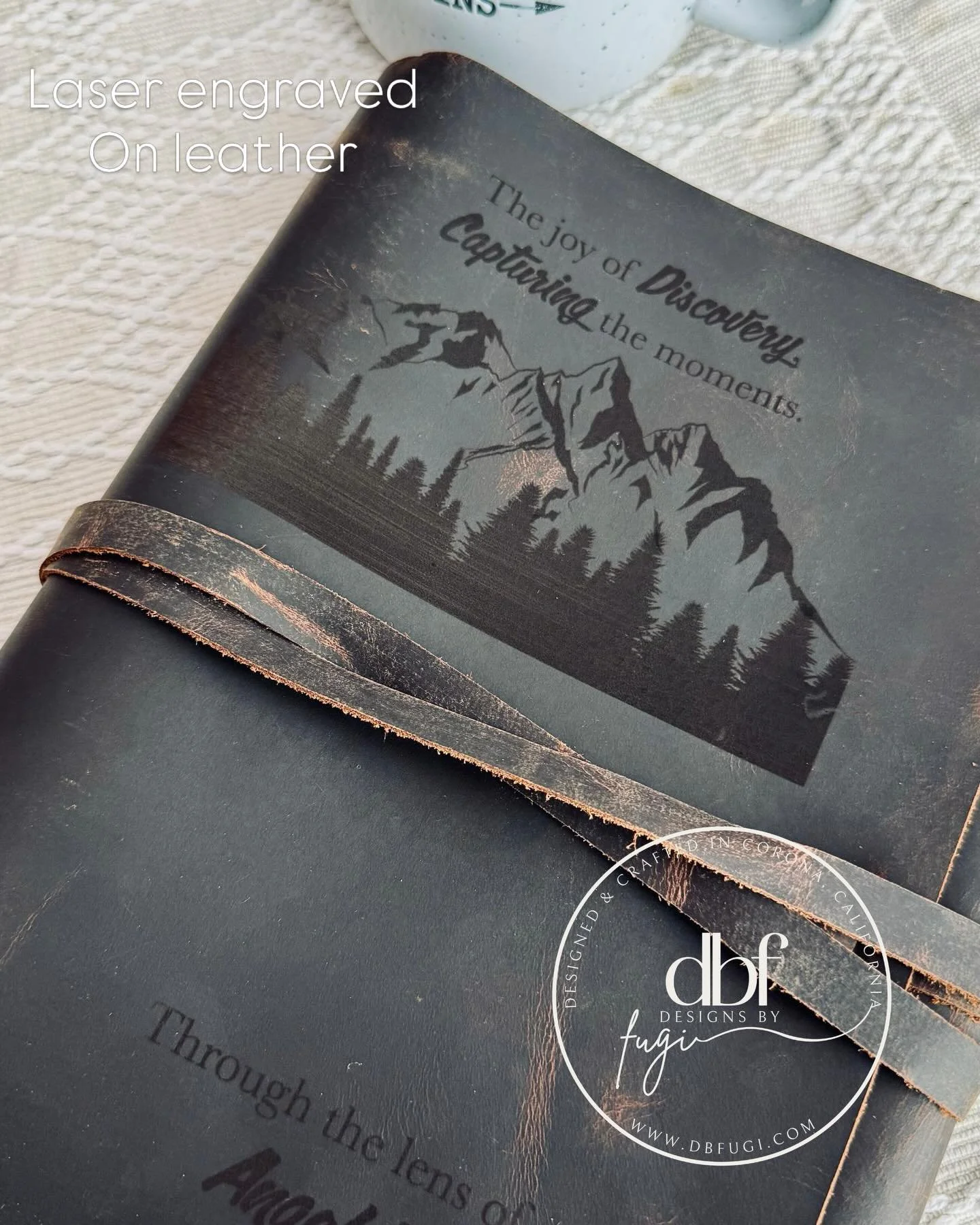 Genuine Leather Photo/Scrapbook - Laser engraved on leather. 
Thanks @mommabear7760 for the order. We appreciate you 😍🥰😘

#customdesigned #personalized #leather #designsbyfugi #dbfugi