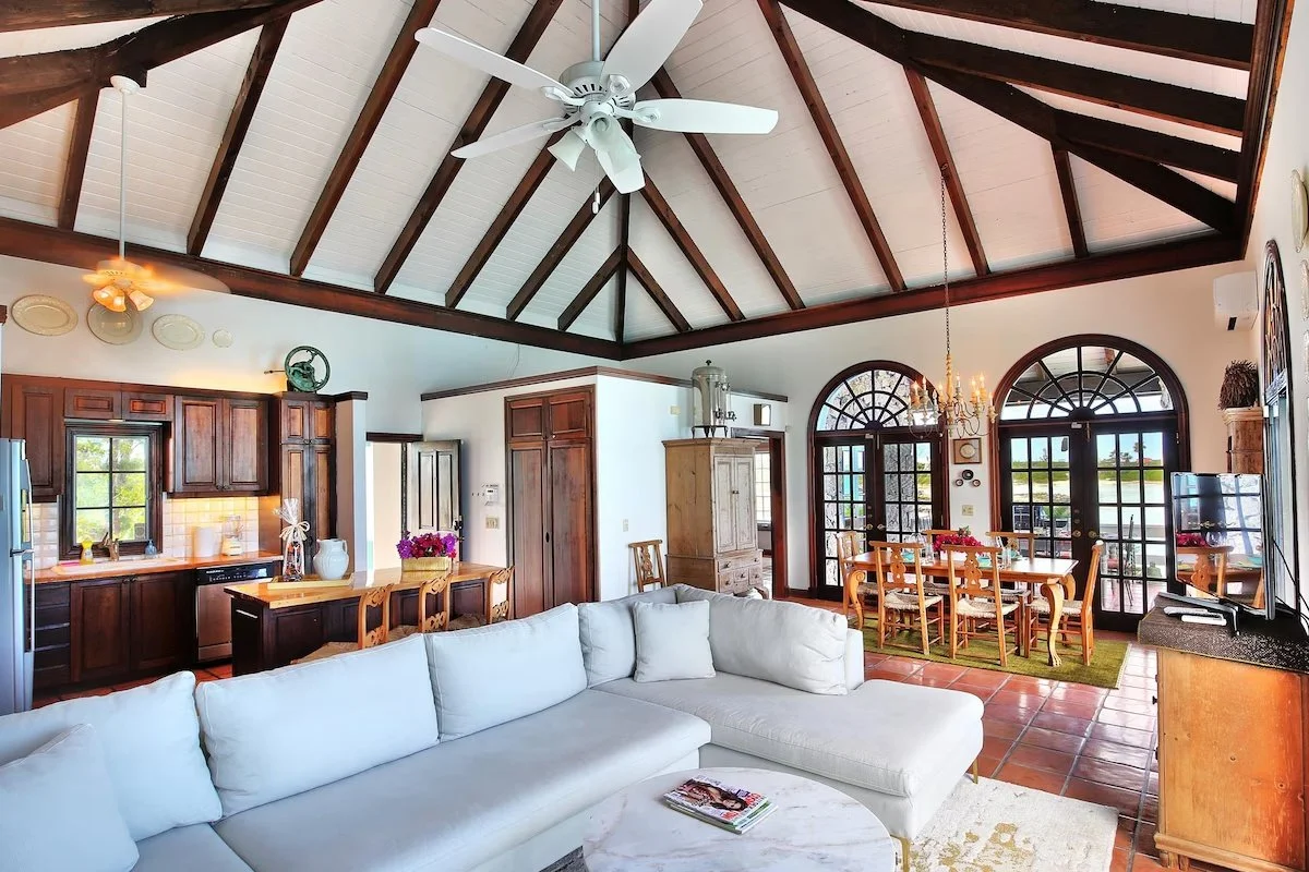 Oceanfront balcony with private pool