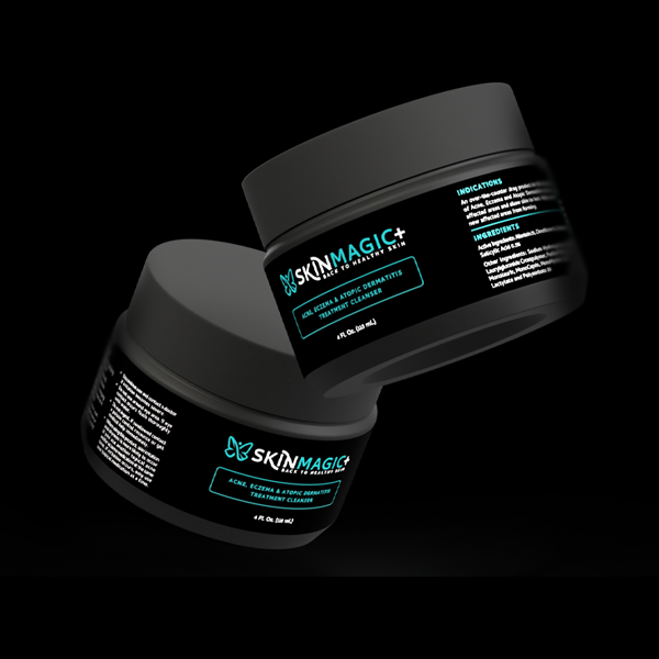Logo and packaging design by The Mega Creative Company for SkinMagic+