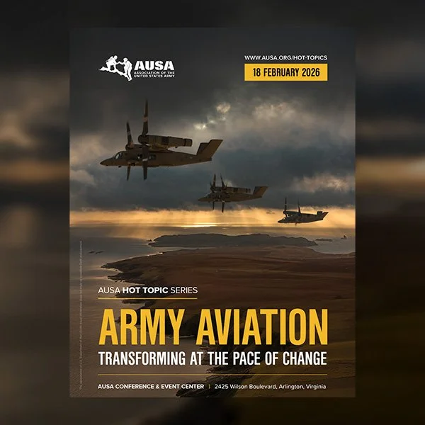Collateral and print and digital ad design by The Mega Creative Company for AUSA