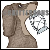 Camping Lantern Dachshund Door Pattern