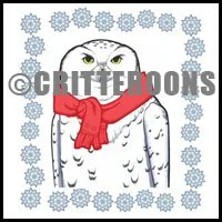 Snowy Owl Door & Dangle-Bob Pattern Set