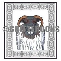 Connemara Sheep Yearling Door & Dangle-Bob Pattern Set