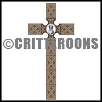 Border Collie Puppy Critter Cross Pattern