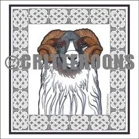 Connemara Sheep Adult Door & Dangle-Bob Pattern Set