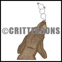 Regular Lightbulb Dachshund Door Pattern