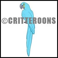 Hyacinth Macaw Sitting Pattern