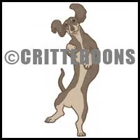 Dancing Dachshund Critter Pattern