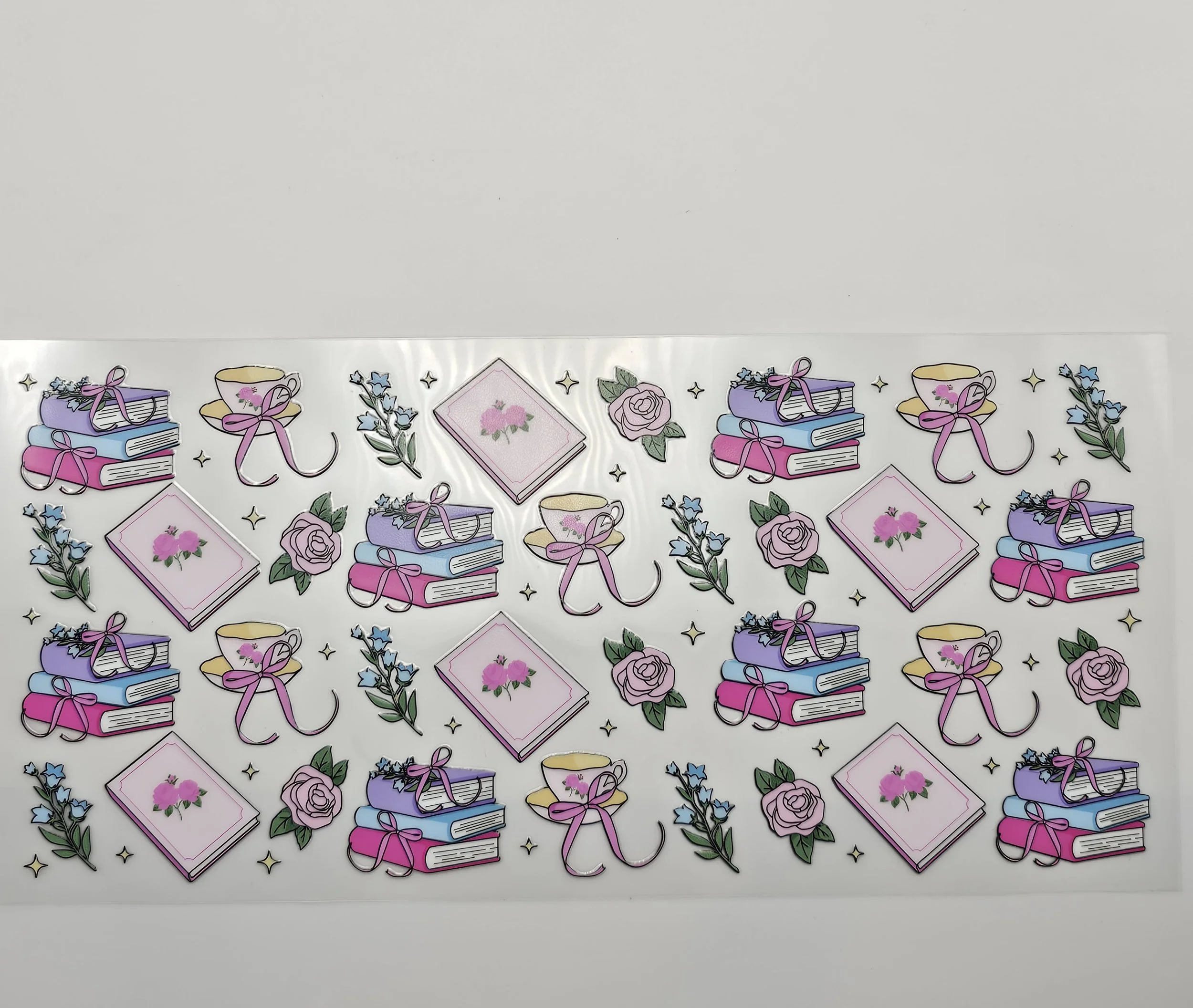 Booked with a Brew - 16oz UV DTF wrap