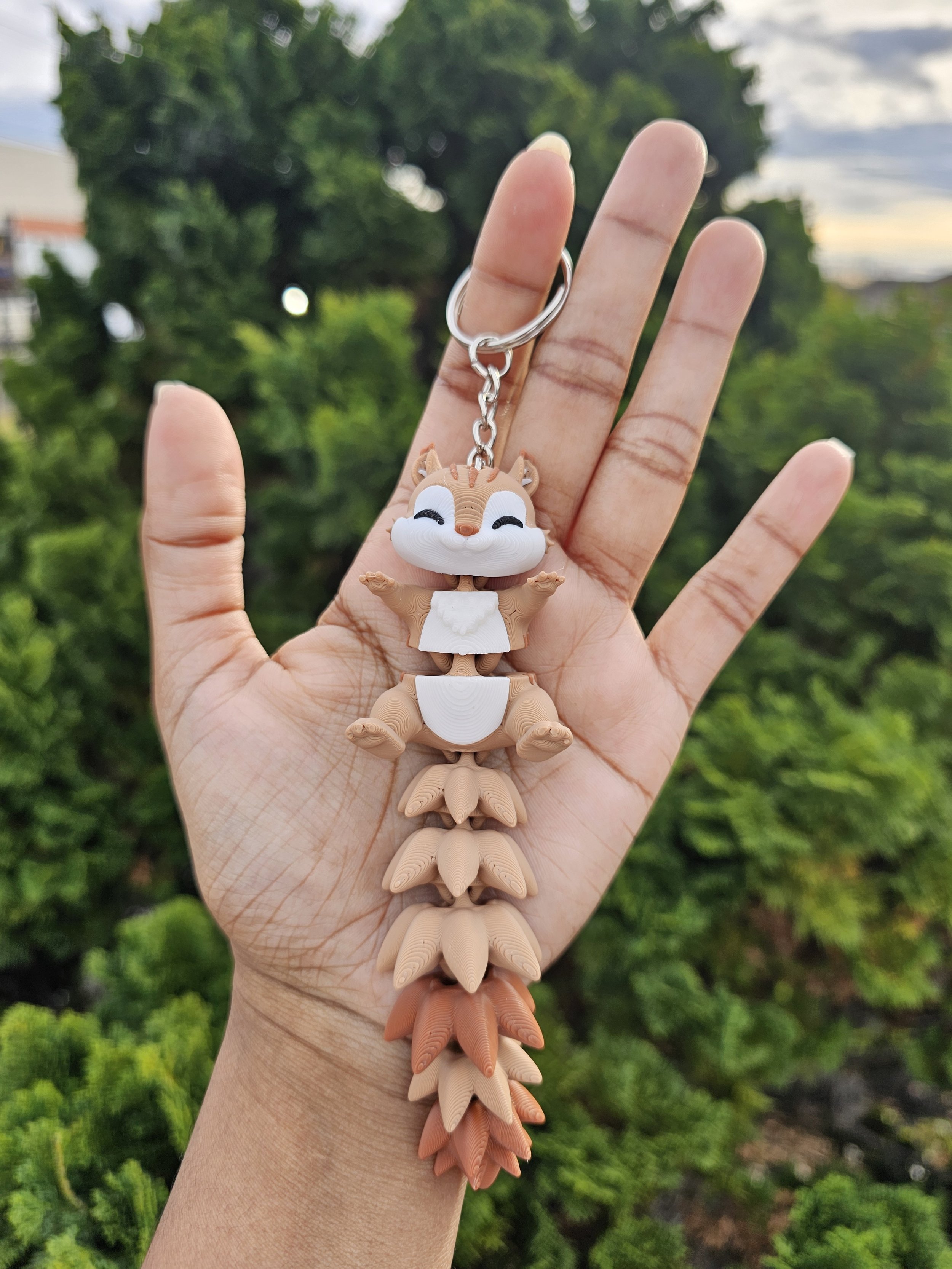 Fluffy Fox Articulated Keychain (3).jpg
