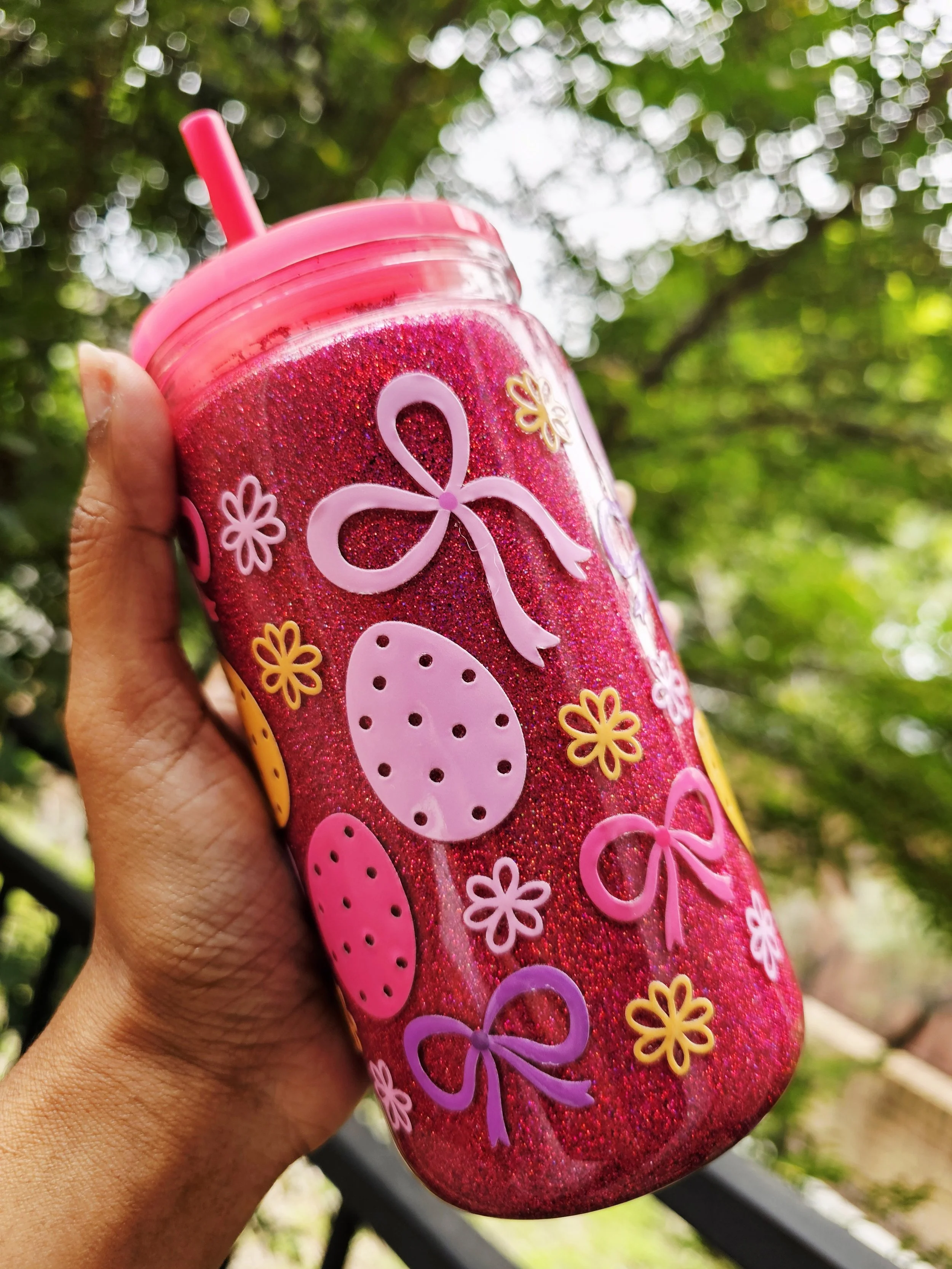 Pink Easter Glitter Tumbler.jpg