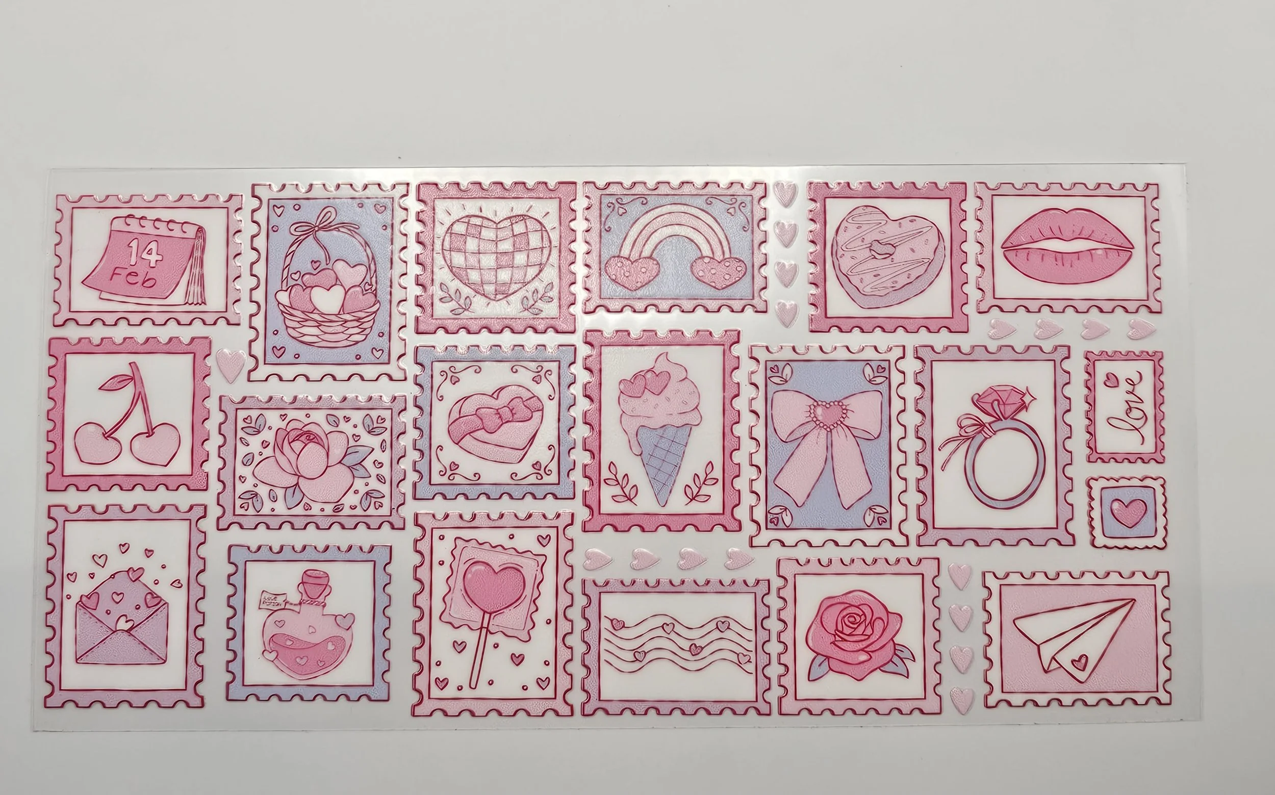 Sealed With a Kiss - 16oz UV DTF wrap