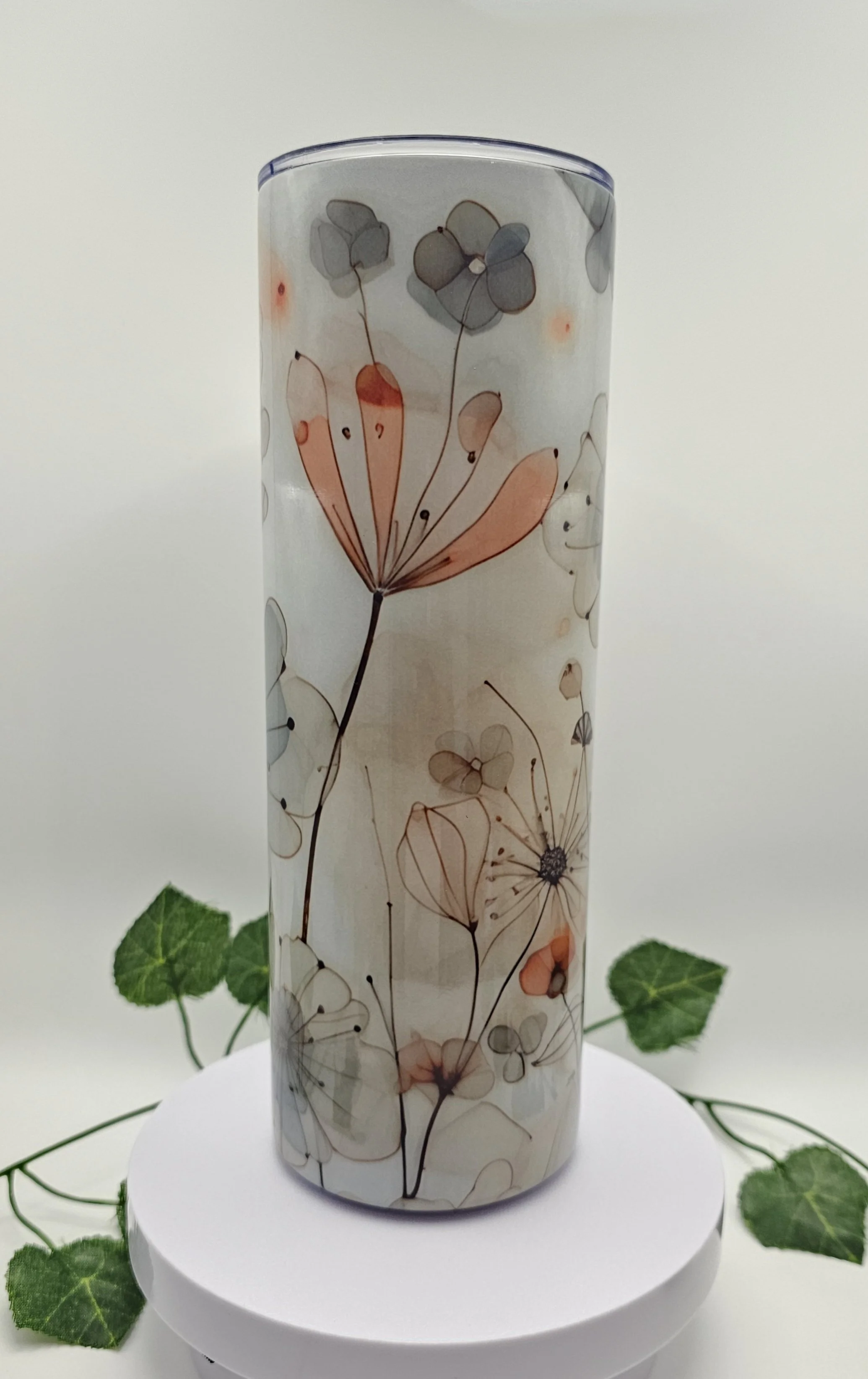 Autumn Bloom - Stainless Steel Tumbler