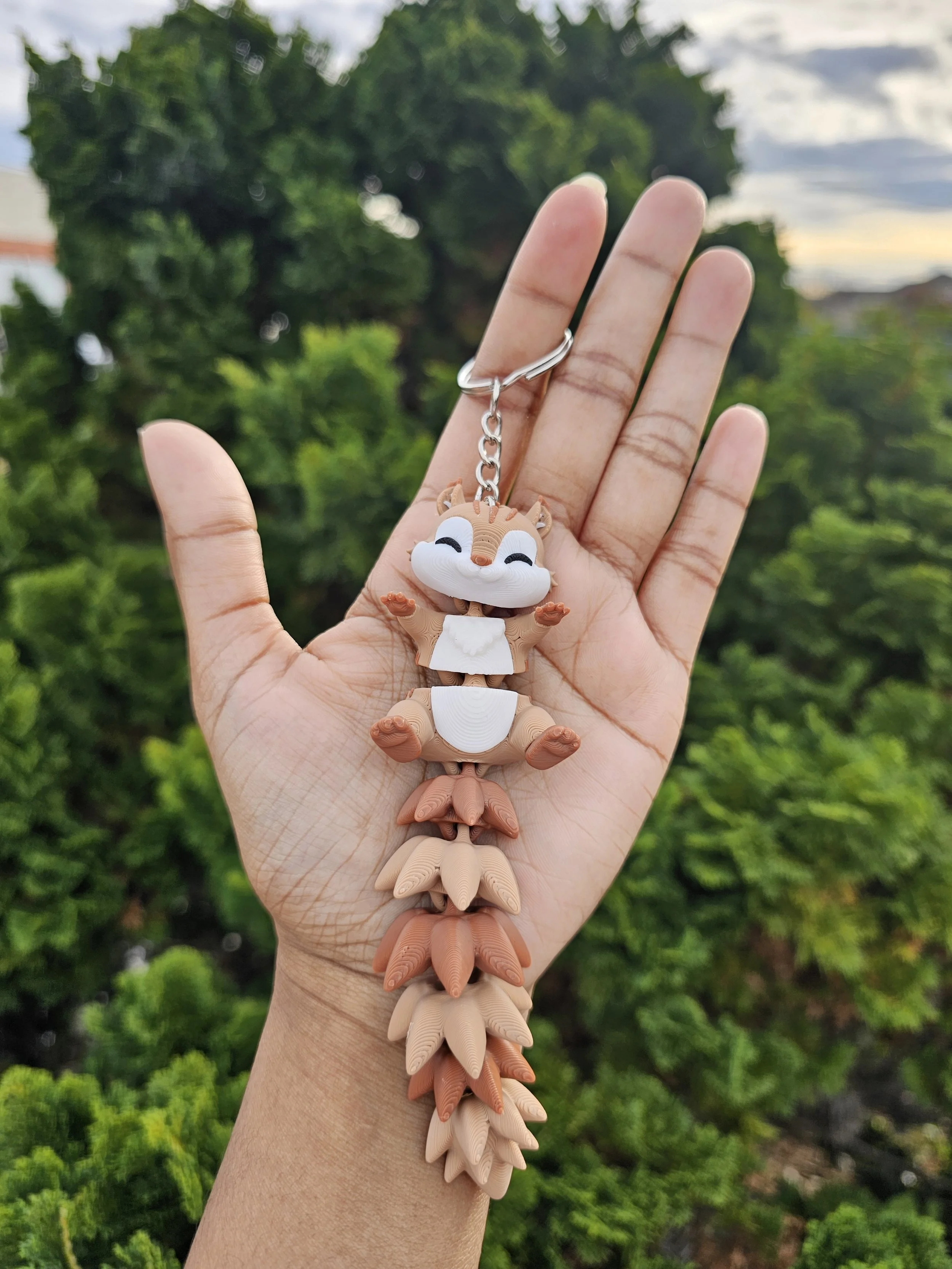 Fluffy Fox Articulated Keychain (2).jpg