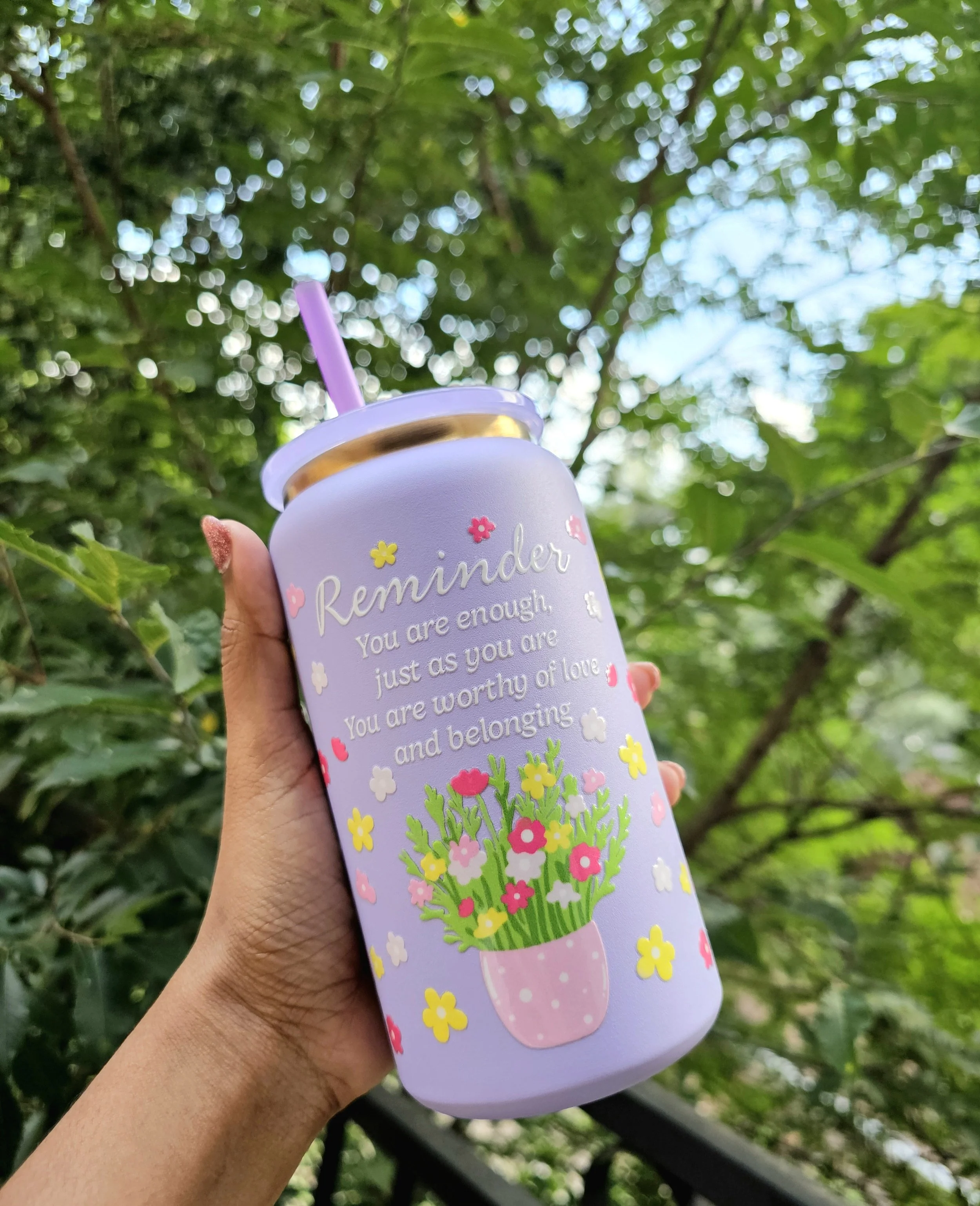 Bloom & Belong Affirmation - Stainless Steel Tumbler