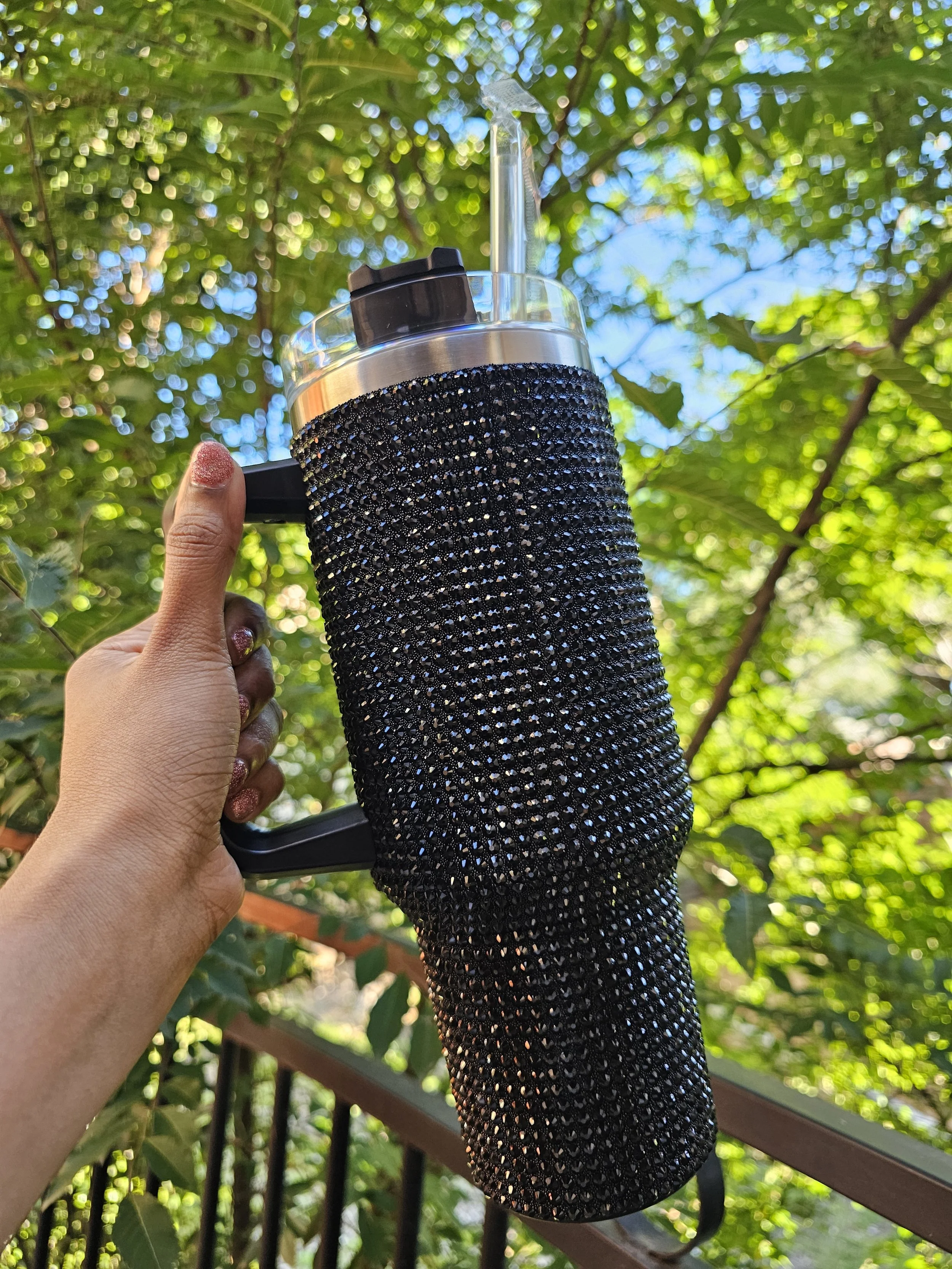 Midnight Noir  - Stainless Steel Tumbler