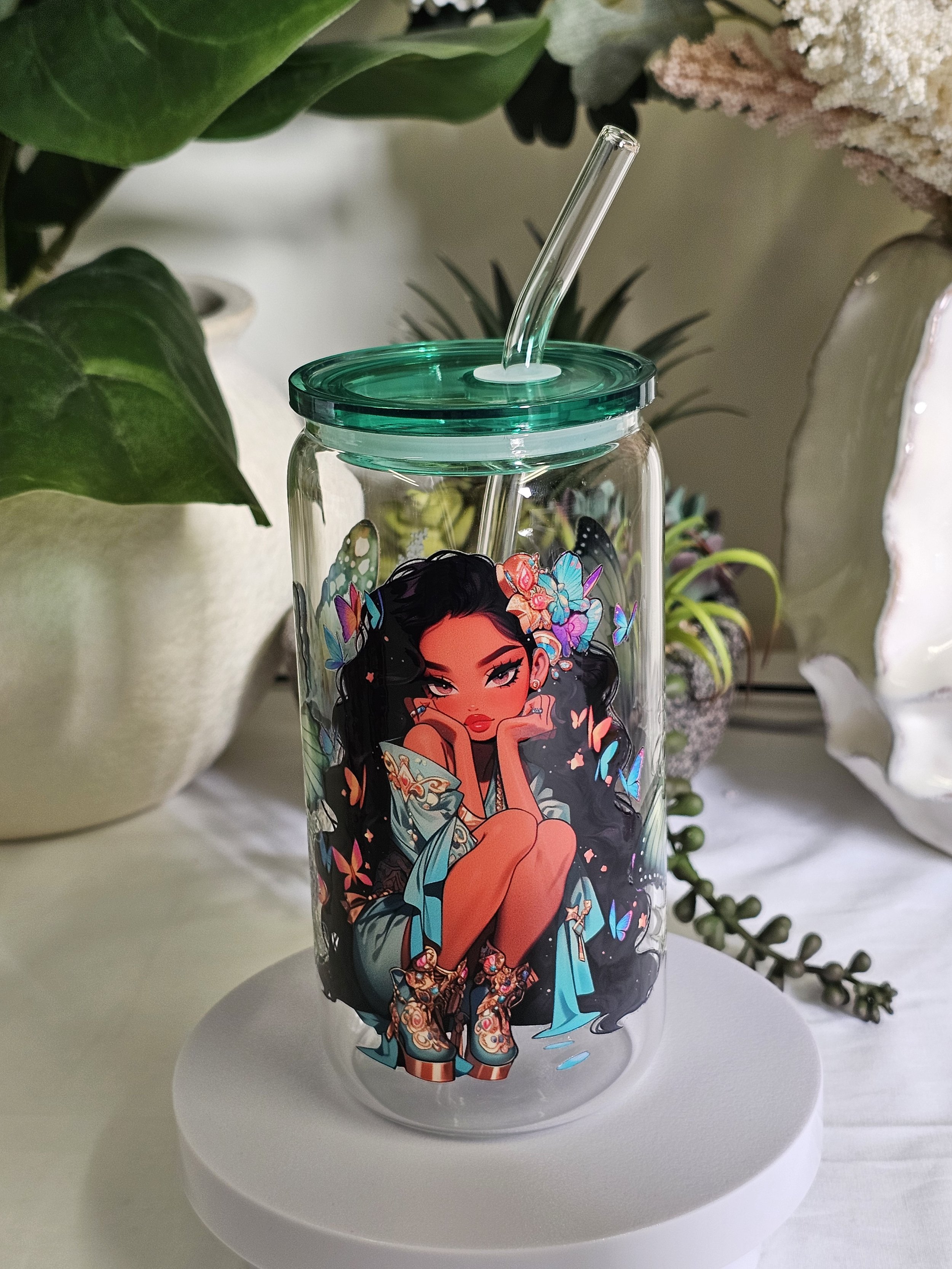 Butterfly Beauty 16oz Glass Tumbler (3).jpg