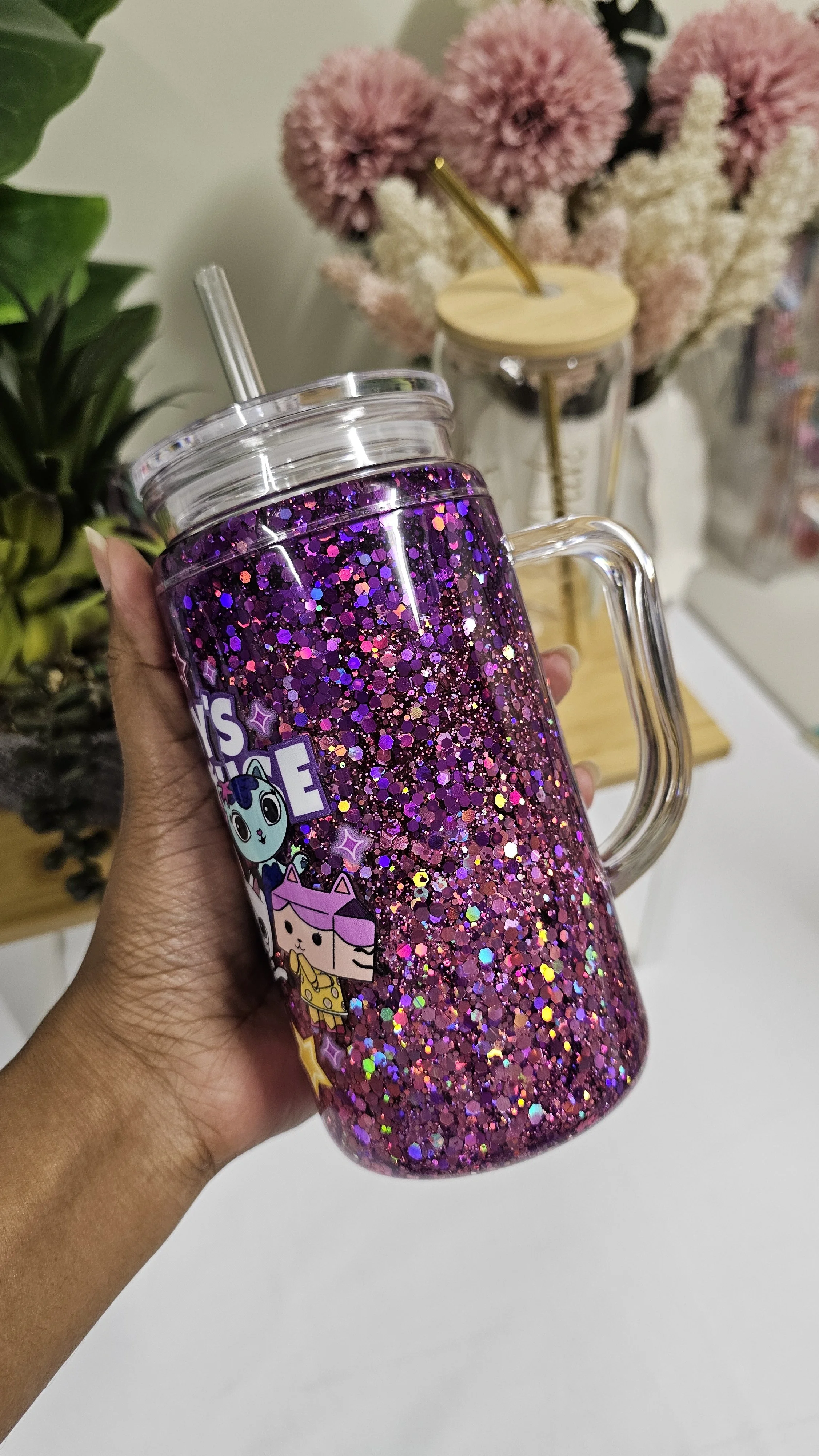 Gabby’s Sparkle House – Snowglobe Tumbler (1).jpg