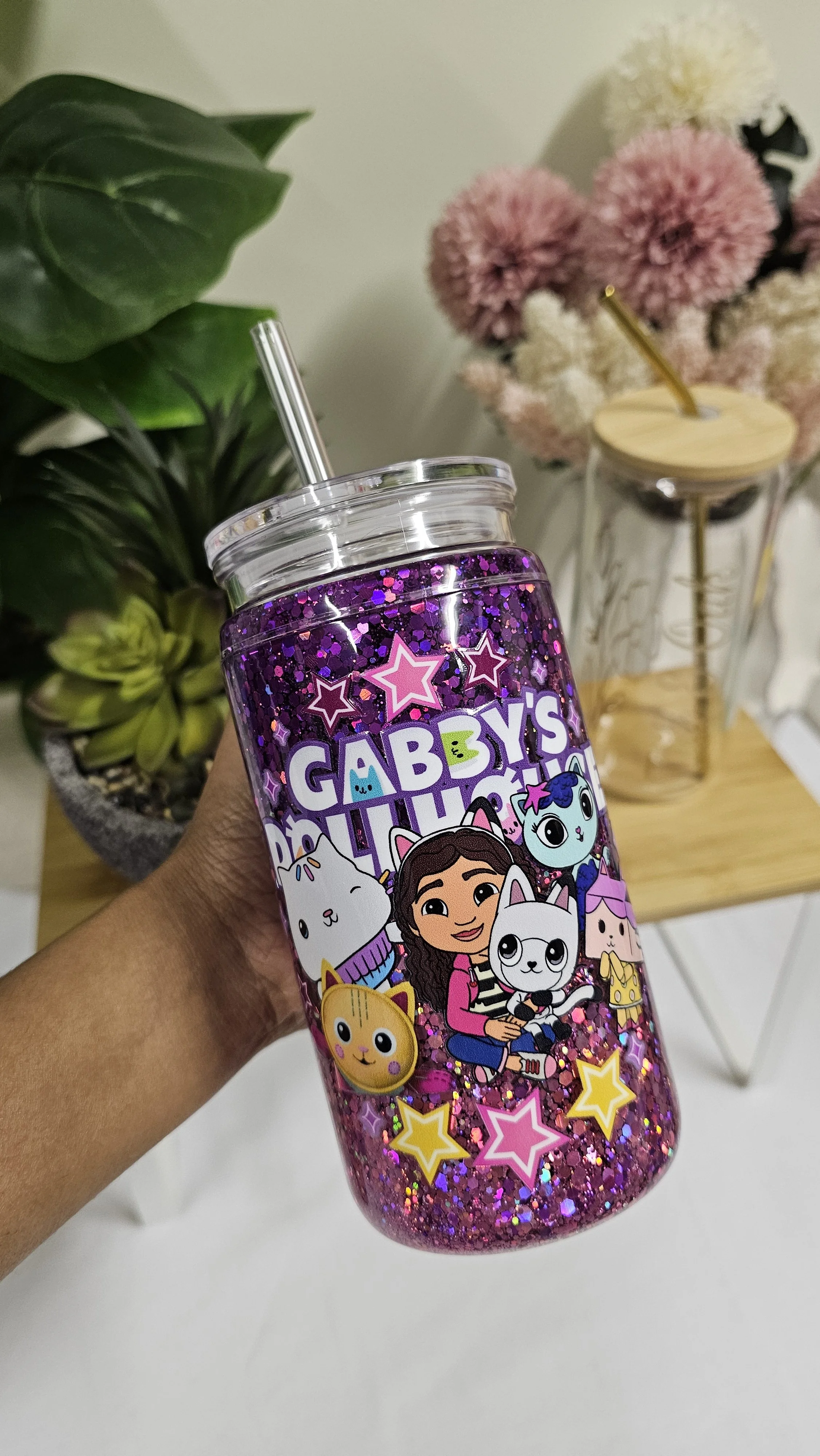 Gabby’s Sparkle House – Snowglobe Tumbler (3).jpg