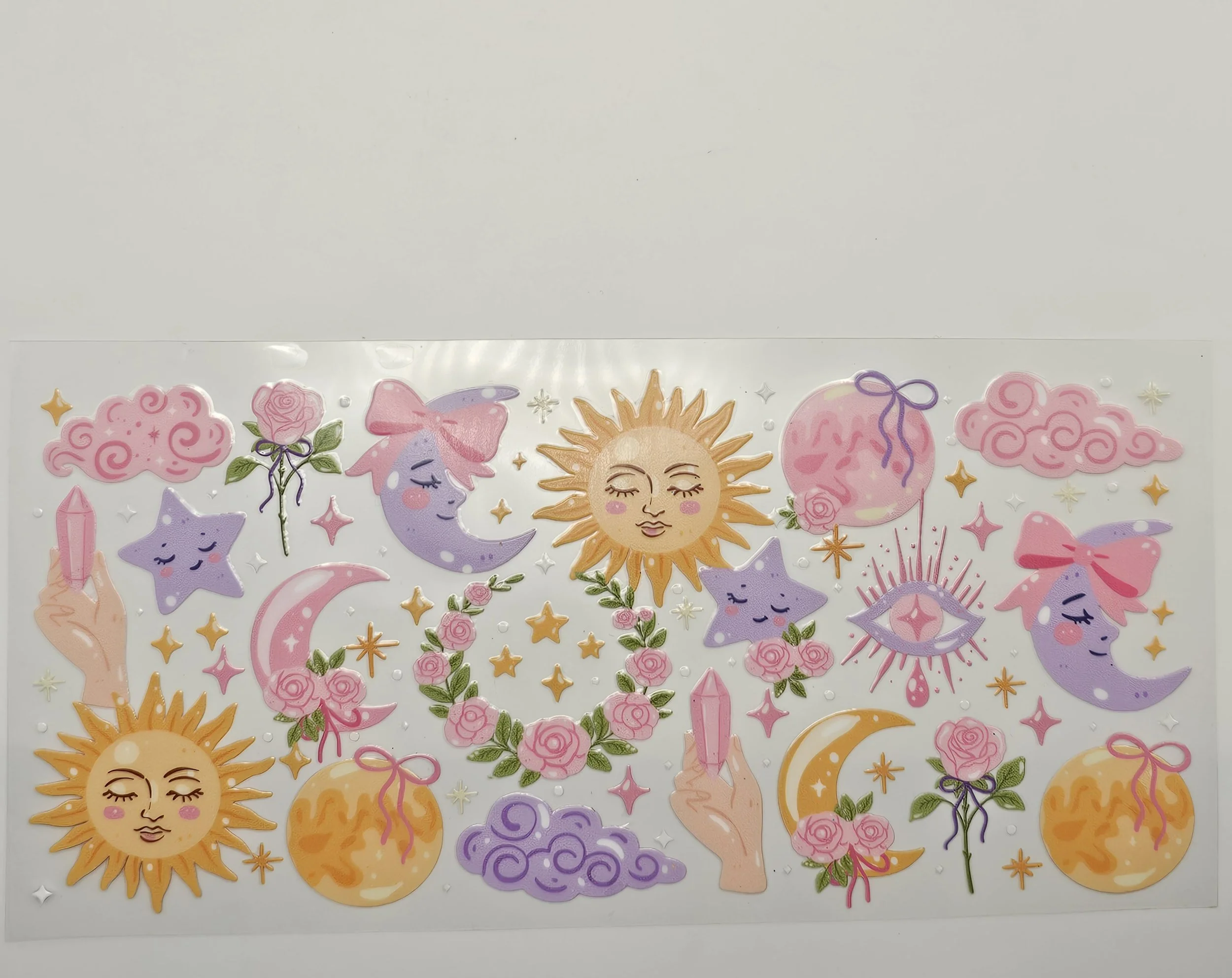 Celestial Bloom - 16oz UV DTF wrap