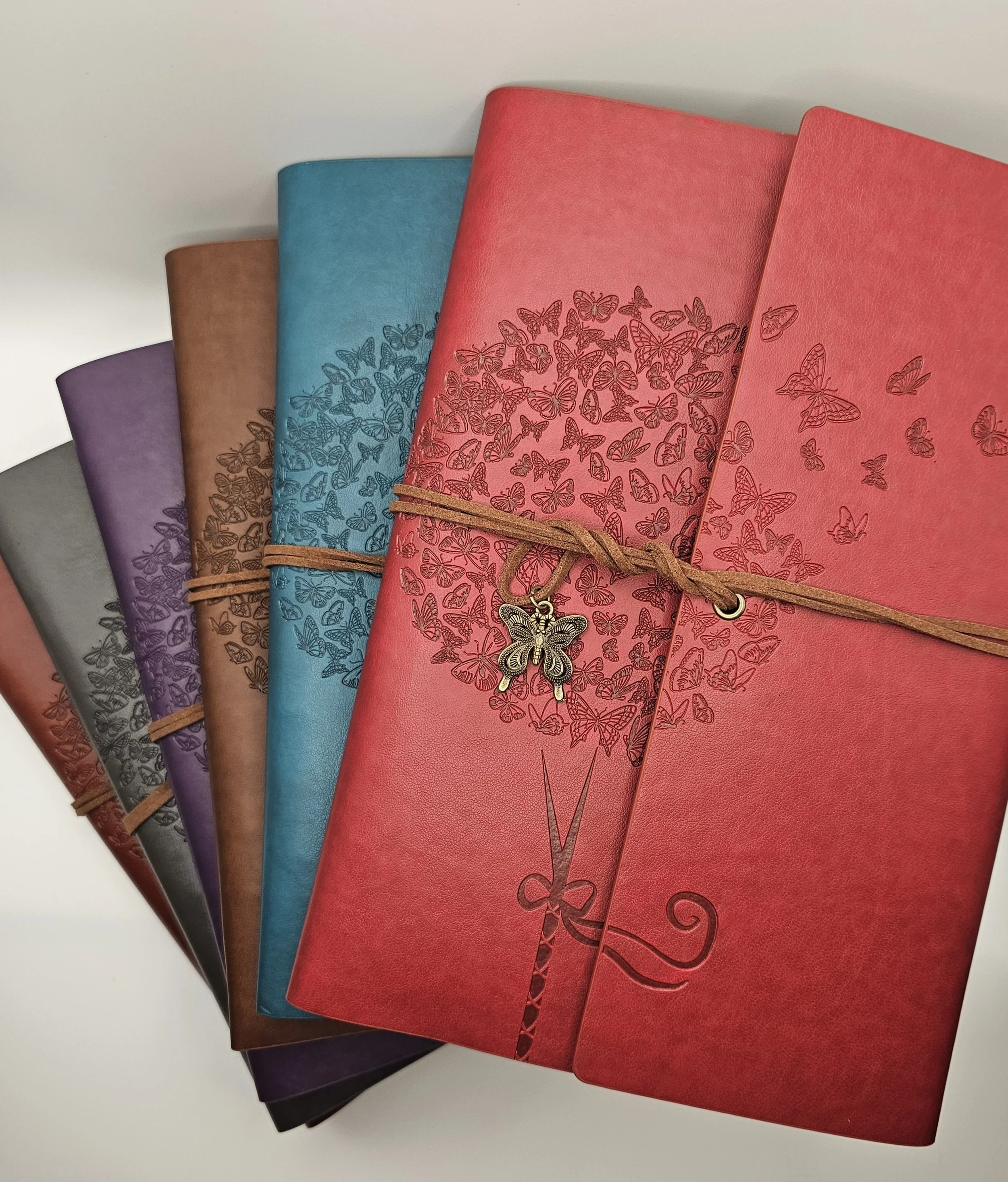 Dandelions Leather Notebook