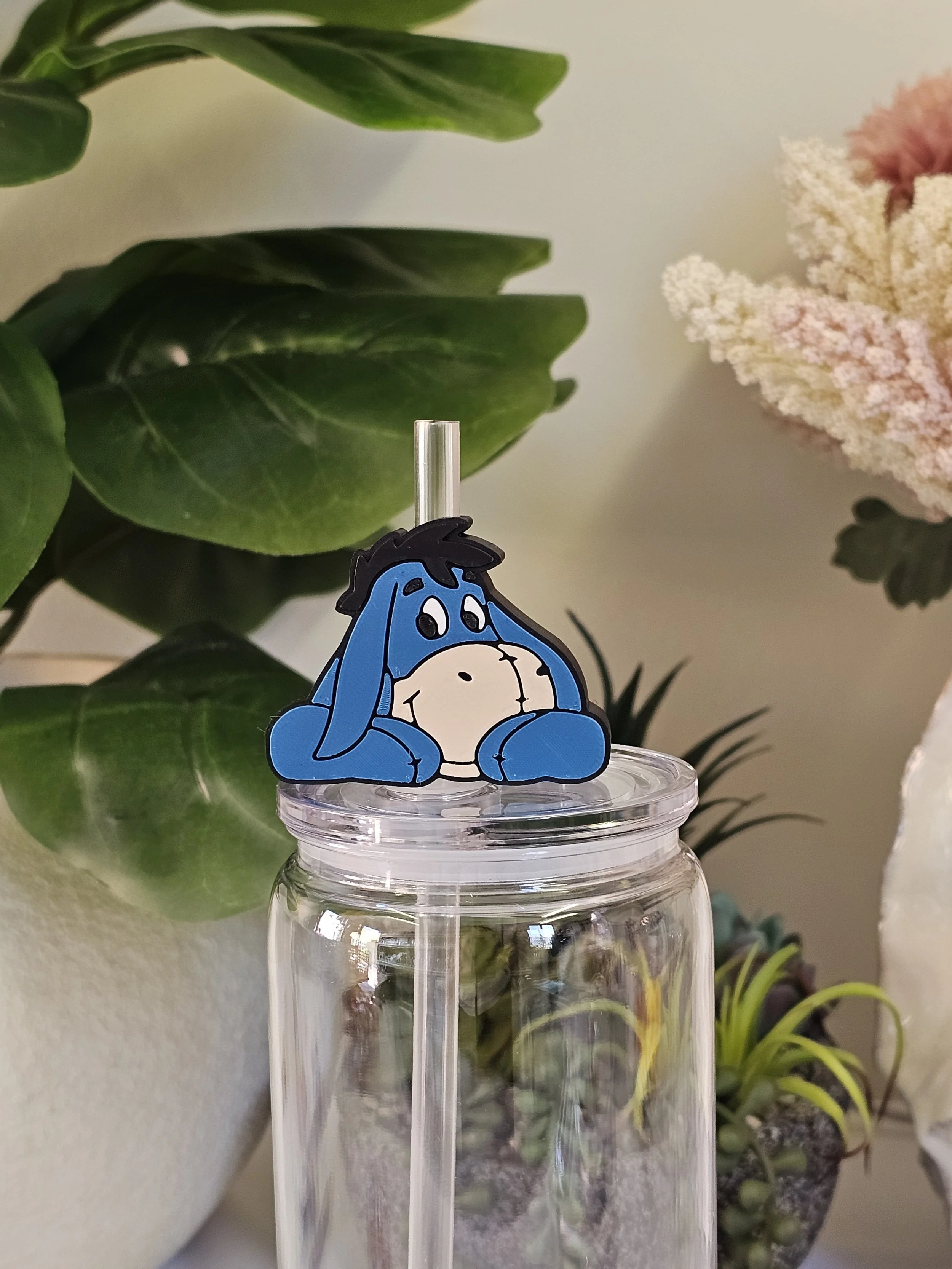 Cartoon Donkey Straw Topper.jpg