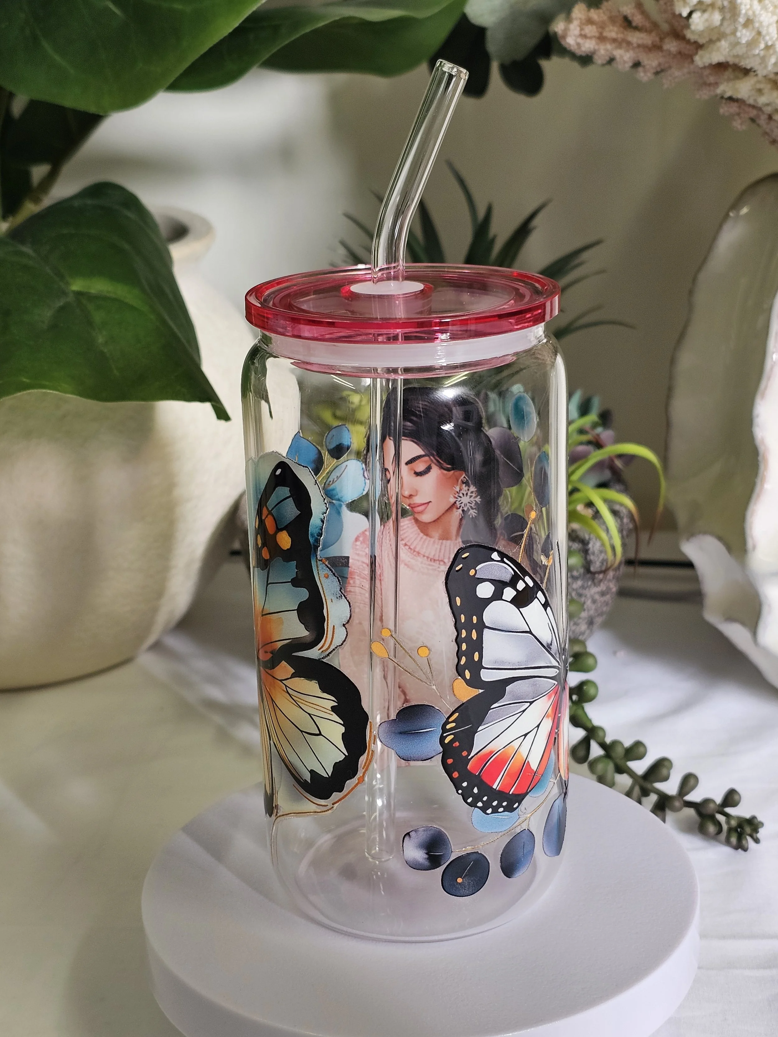 Enchanted Butterfly 16oz Glass Tumbler (1).jpg