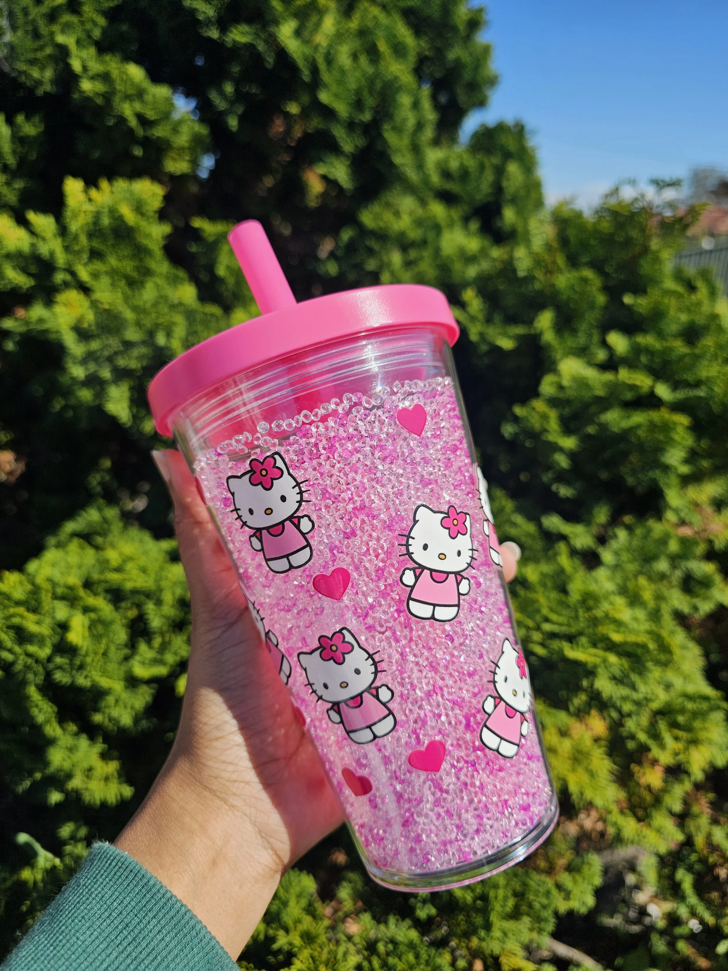 Pink Blossom Kitty Tumbler (2).jpg