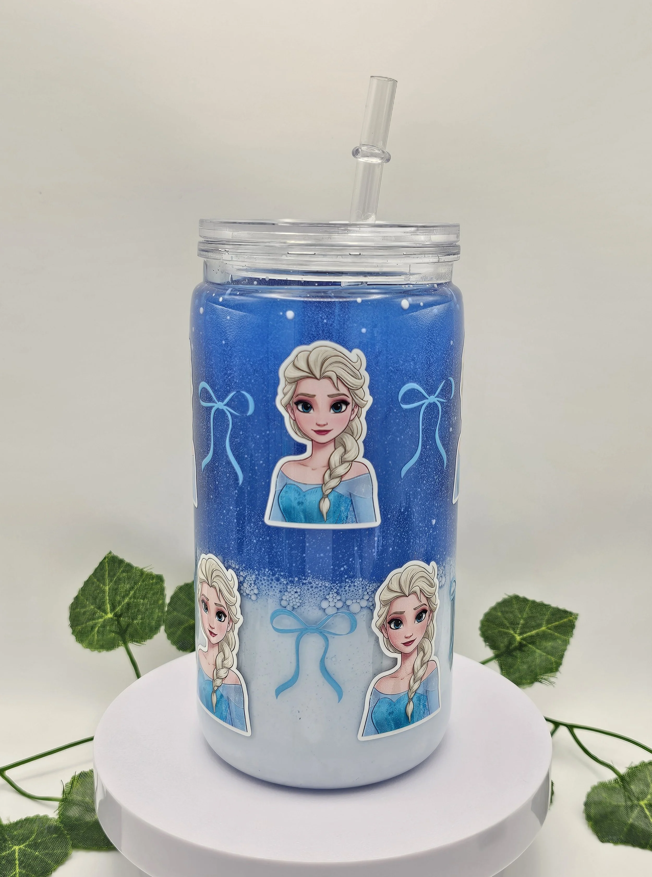Elsa - Snow Globe Tumbler