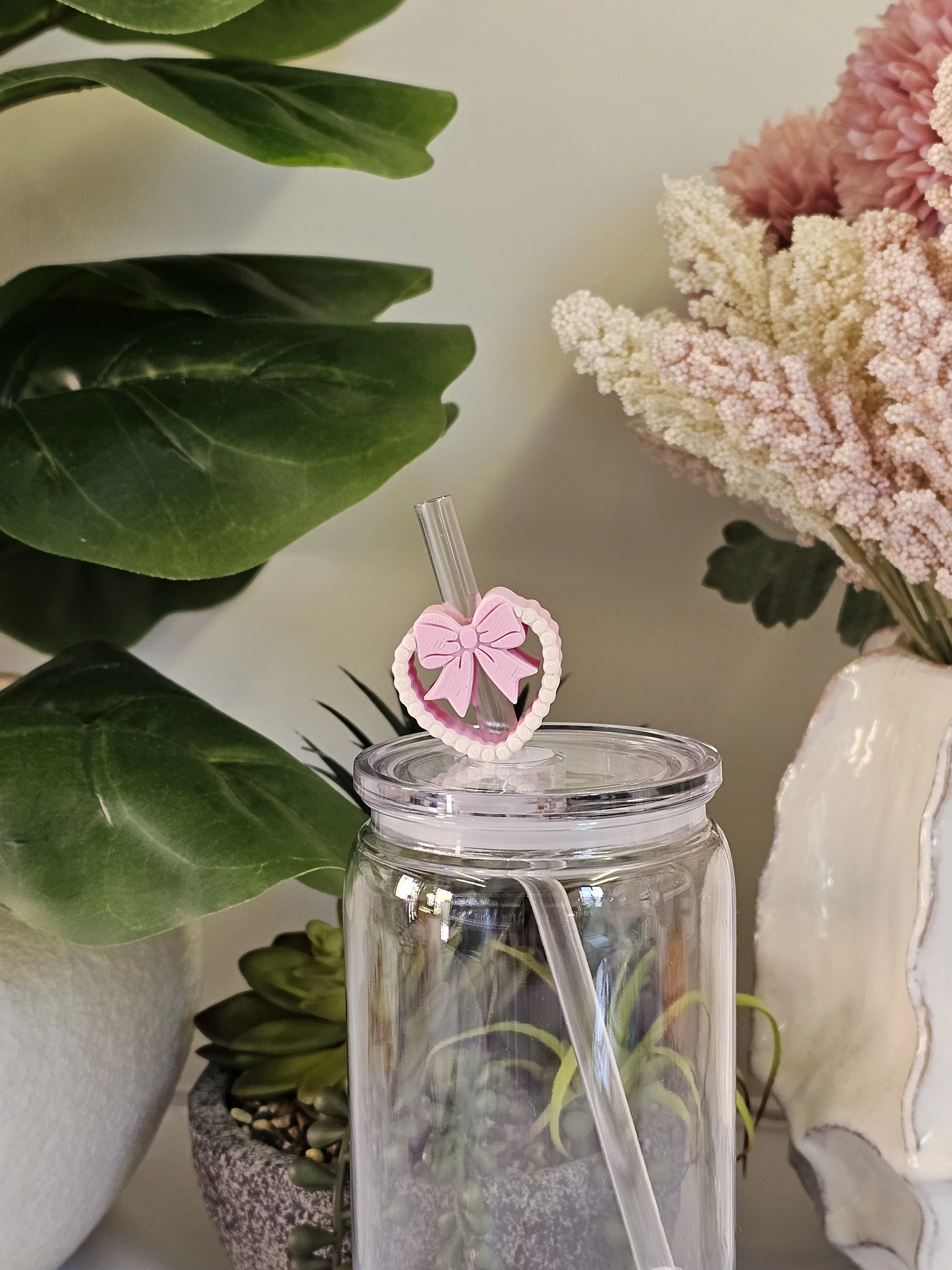 Pink Pearl Heart Straw Topper.jpg