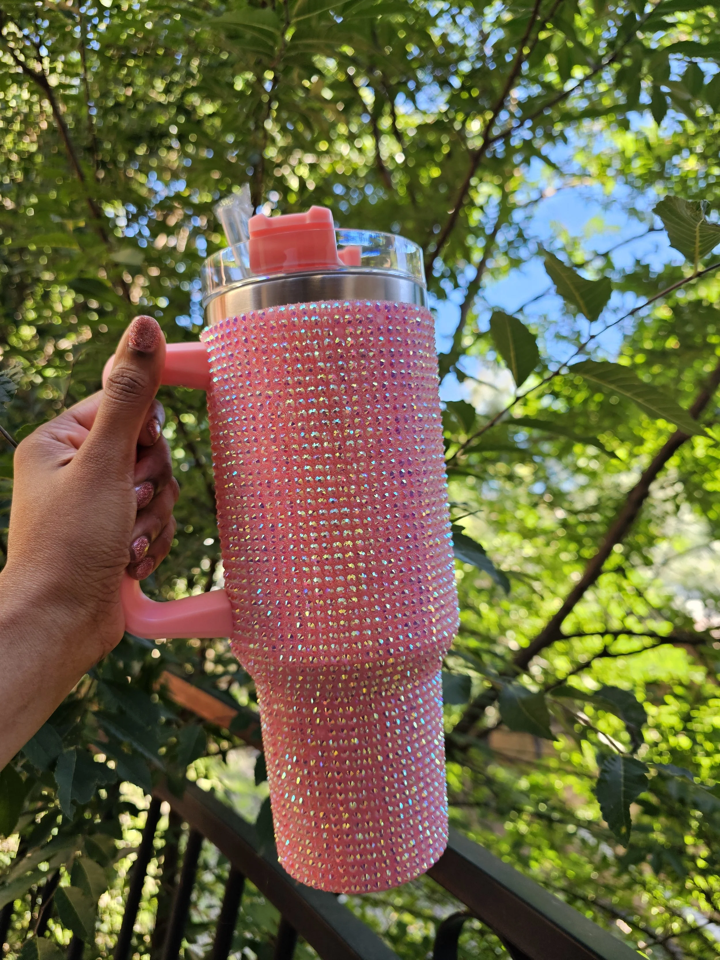 Pink Champagne Luxe - Stainless Steel Tumbler