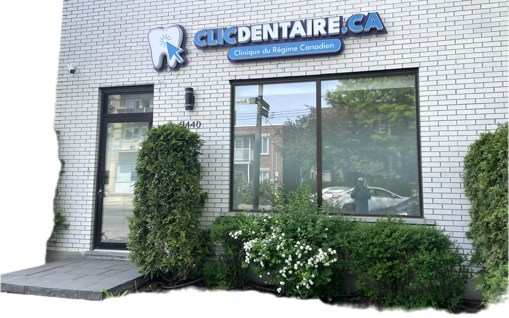Façade de la clinique dentaire ClicDentaire à Montréal