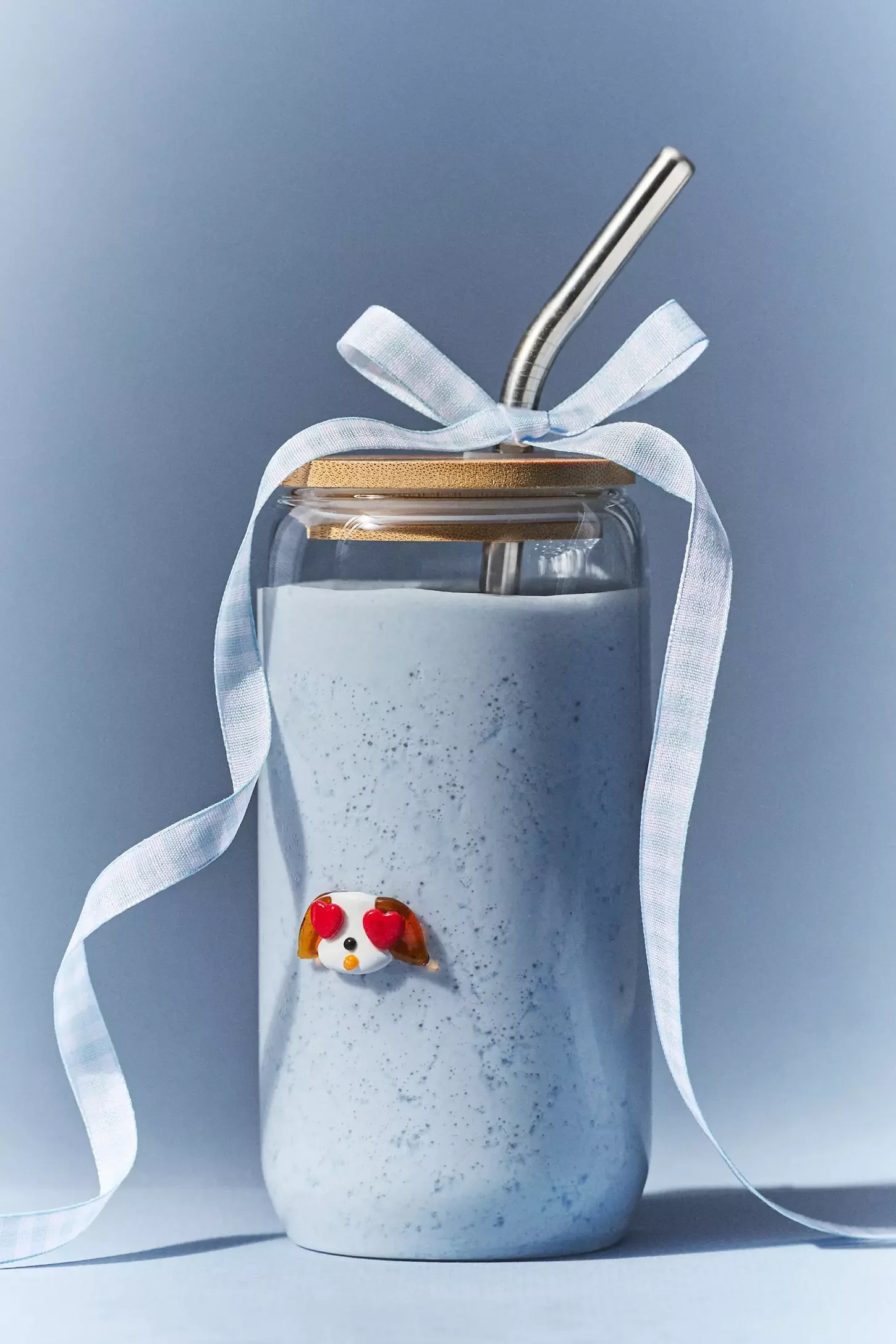 Glass Tumber with Lid: Dogs