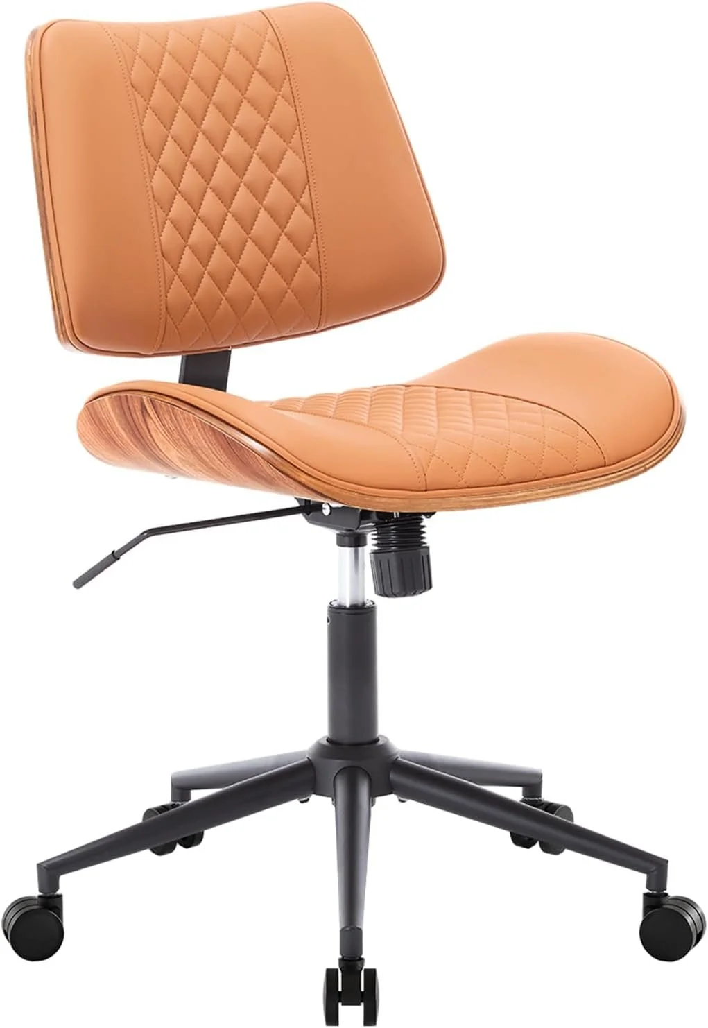 Modern Walnut Style Desk Chair