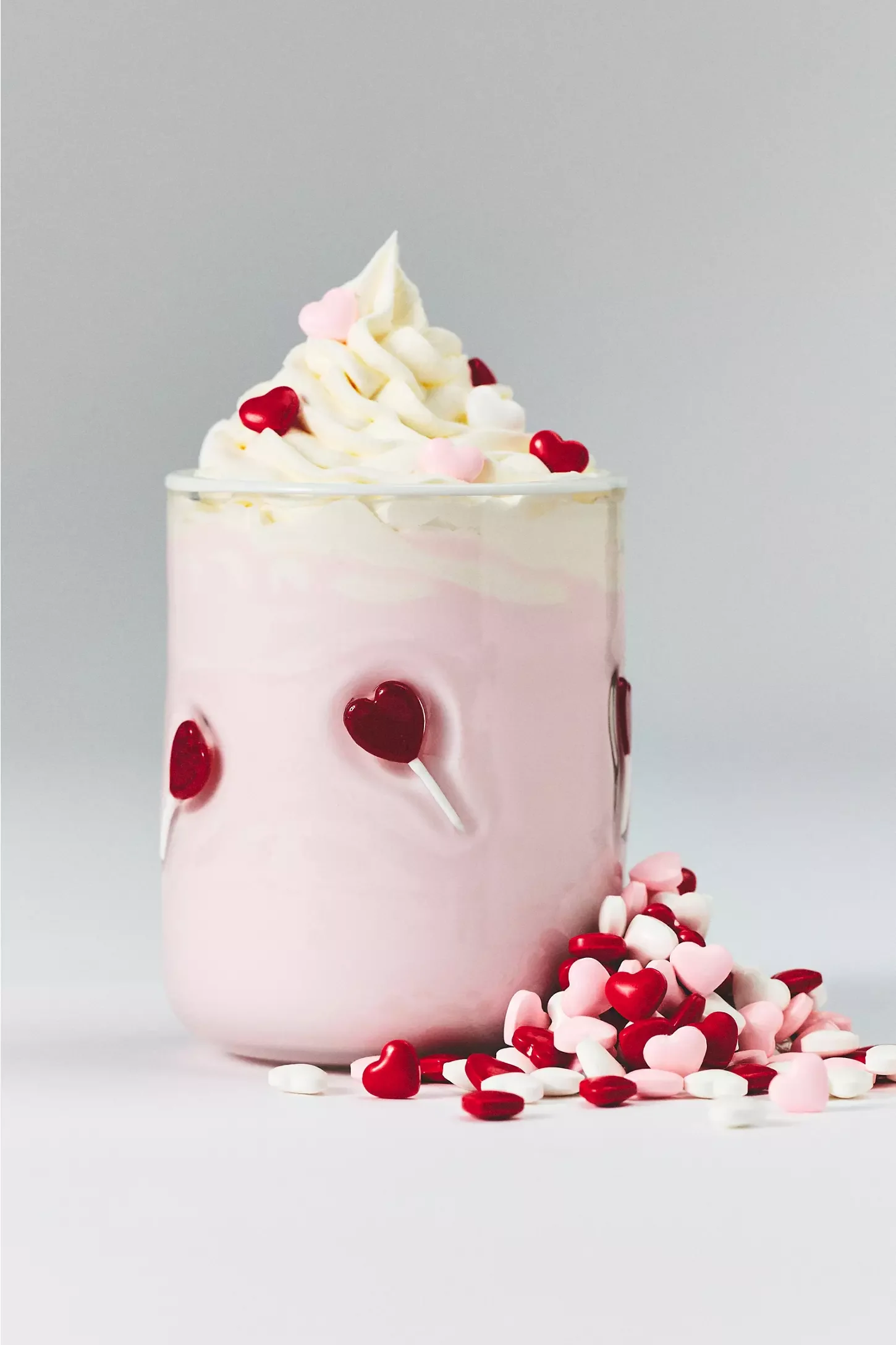 Icon Juice Glass: Heart Lollipops