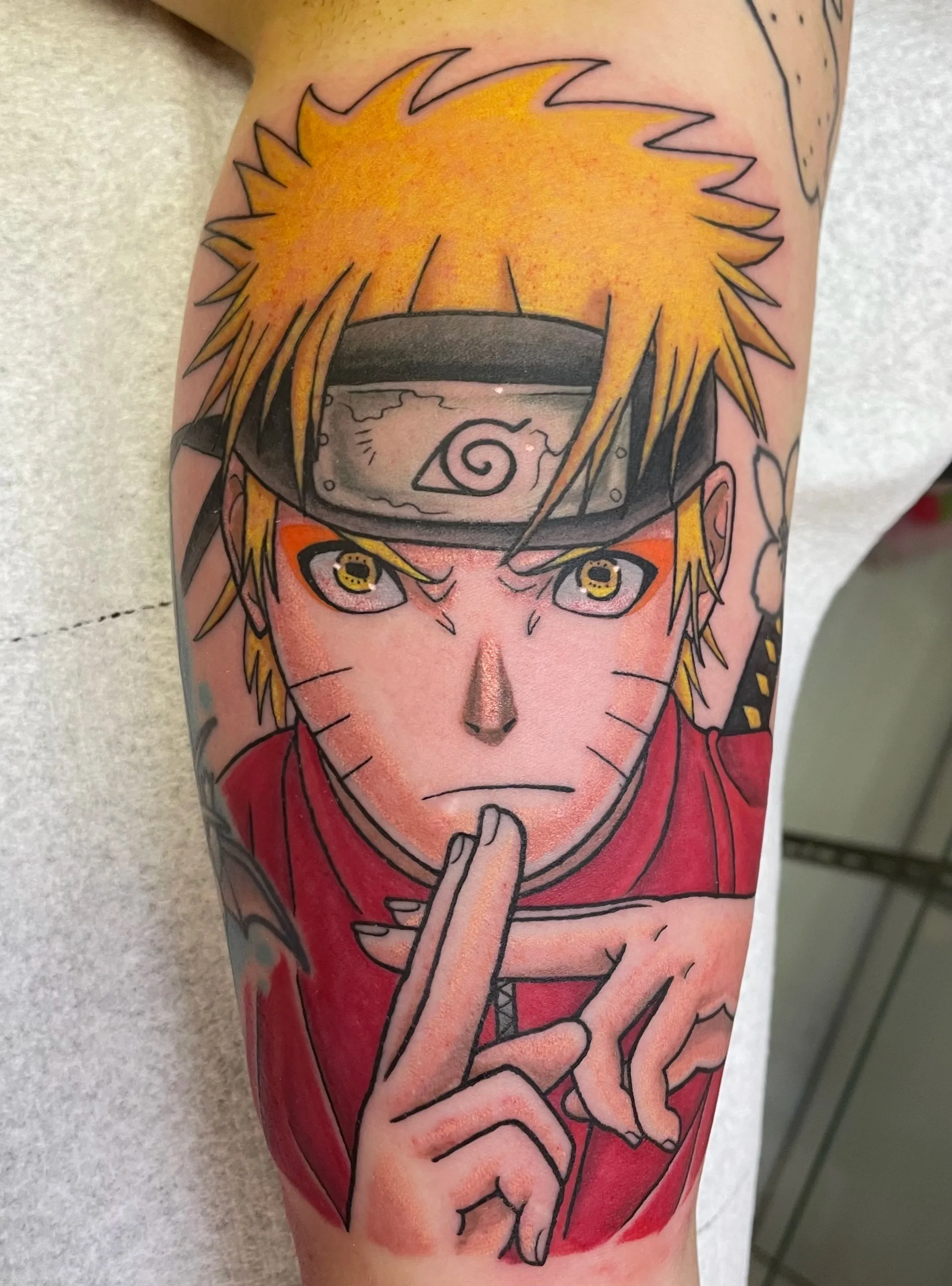 Naruto anime tattoo