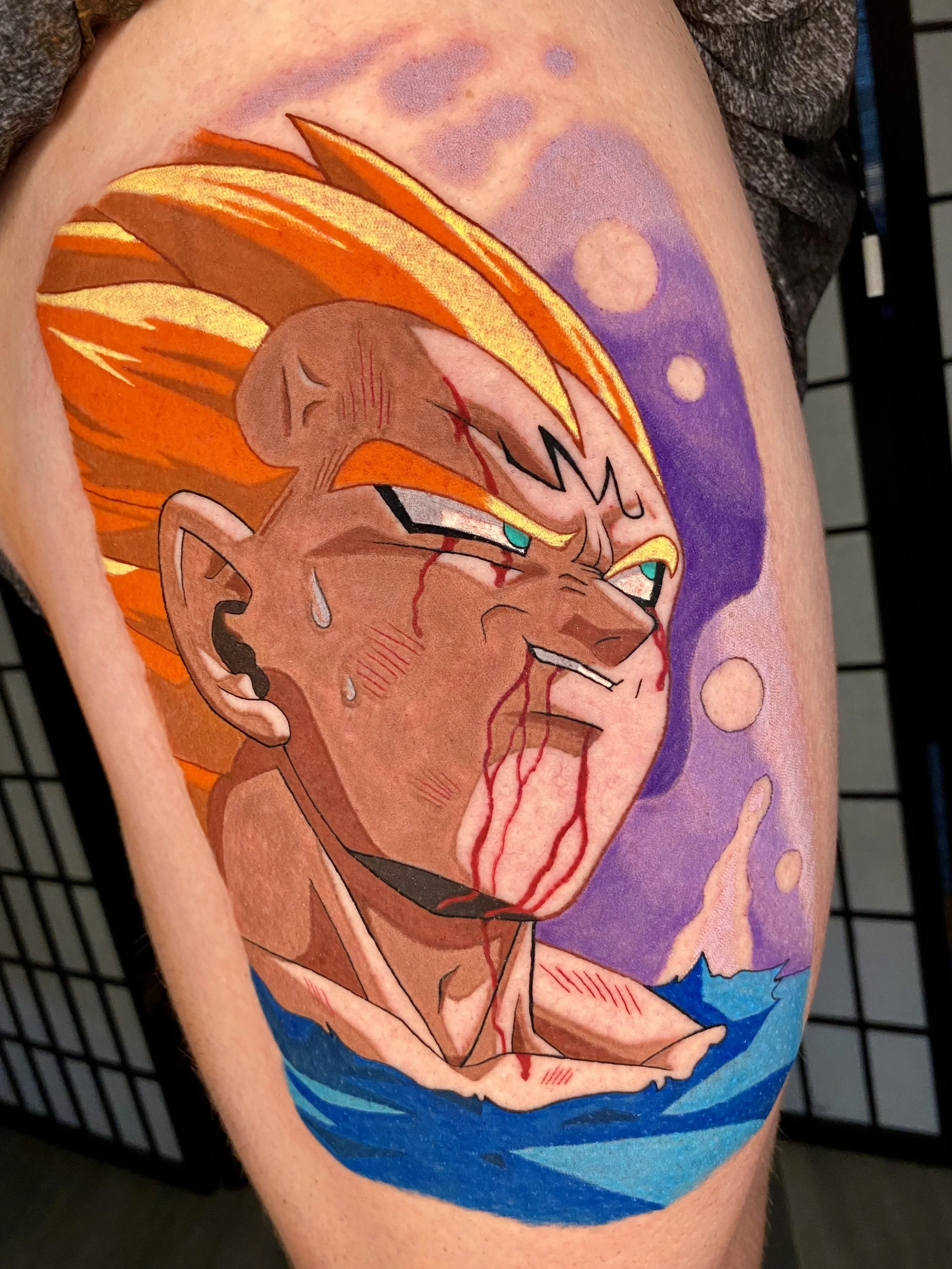 Vegeta tattoo, Majin Vegeta tattoo, dragon ball z tattoo, anime tattoos