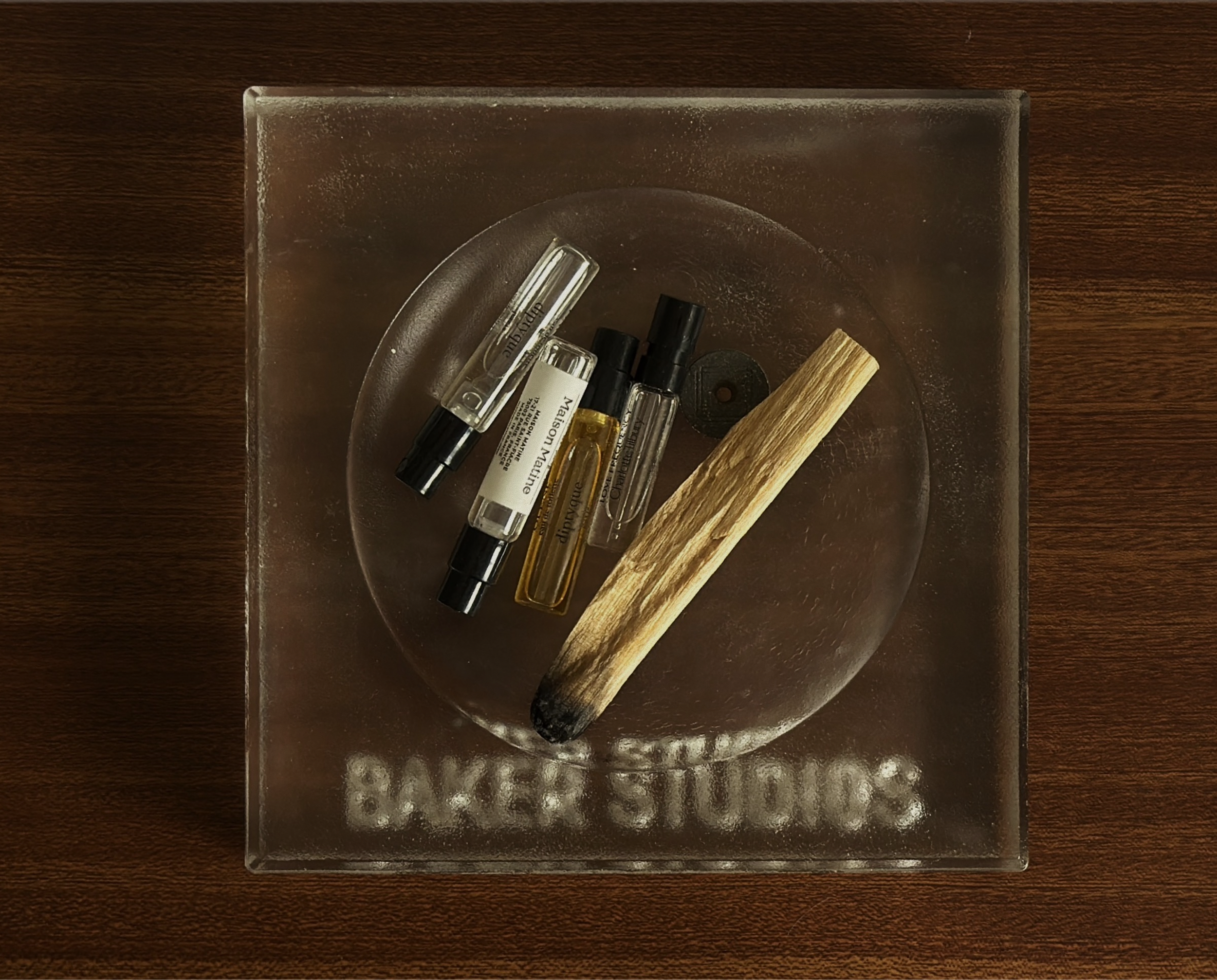 Prop styling for Baker Studios’ Glass Trinket Tray, created as part of a gifted collaboration and featured in a short-form video.