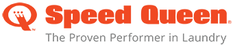 Speed Queen logo with tagline 'The Proven Performer in Laundry'